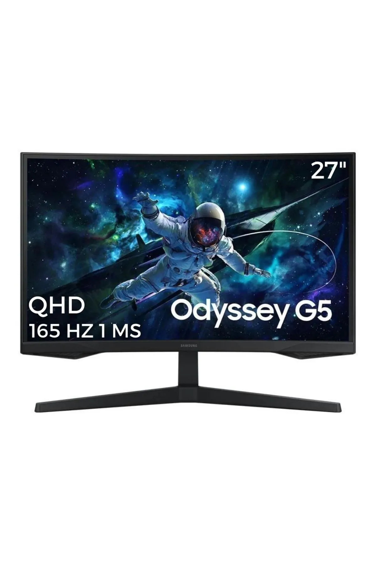 Samsung 27" Odyssey G5 G55C LS27CG552EUXUF 1ms 165Hz (HDMI+DP) QHD Curved Gaming Monitör