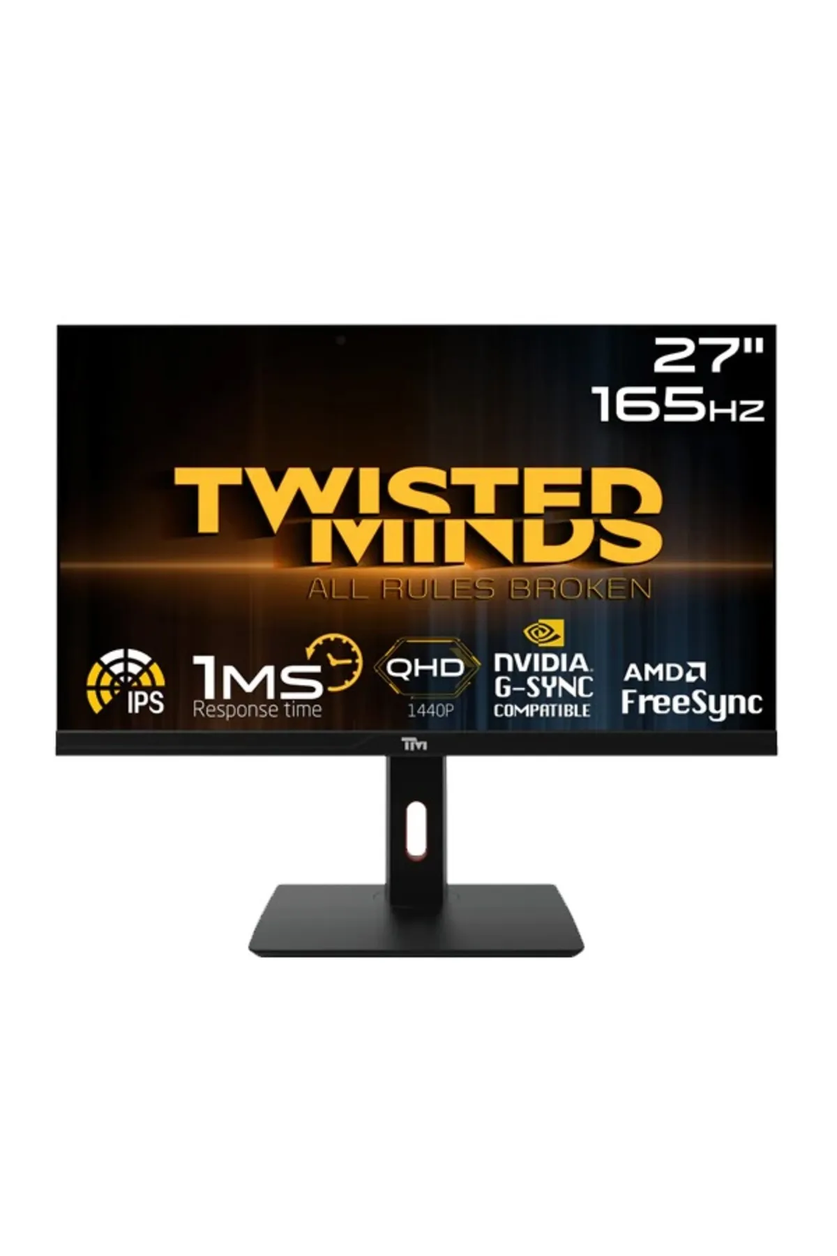 Twisted Minds 27 Tm272qe Qhd 165hz 1ms Hdmı Dp Freesync/gsync Çerçevesiz Rgb Ips Gamıng Monitör