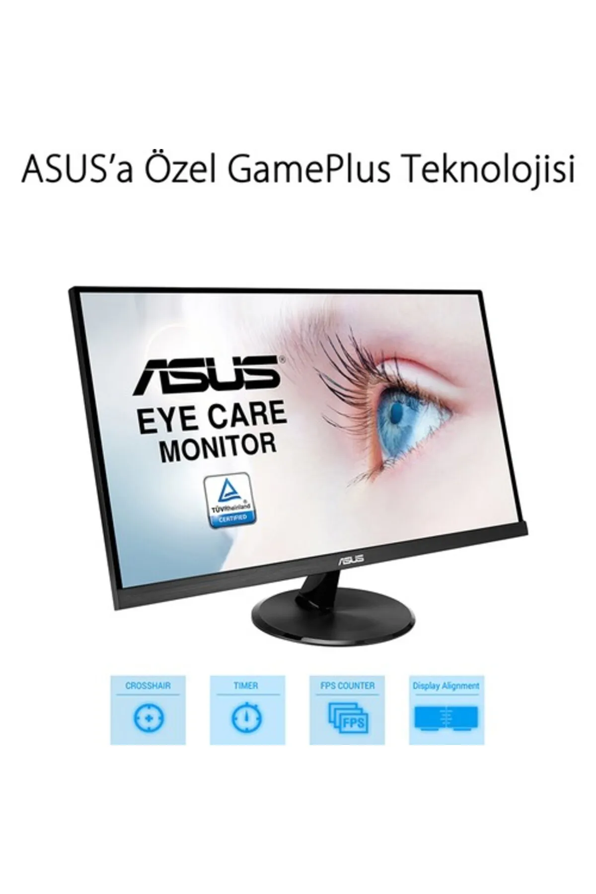 Asus 27" Vp279he 75hz 1ms (HDMİ ANALOG) Çerçevesiz Full Hd Ips Vesa Monitör