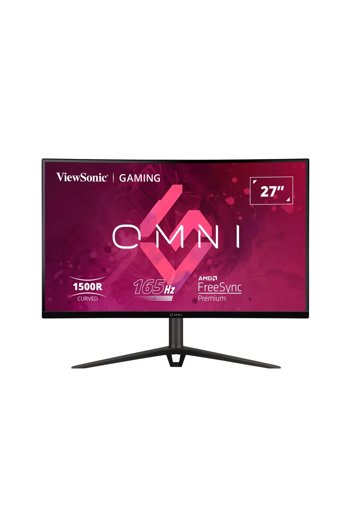 ViewSonic 27'' Vx2718-2kpc-mhdj Qhd 2560 X 1440 Freesync 1ms 165hz 2xhdmı Dp Curved Monitör