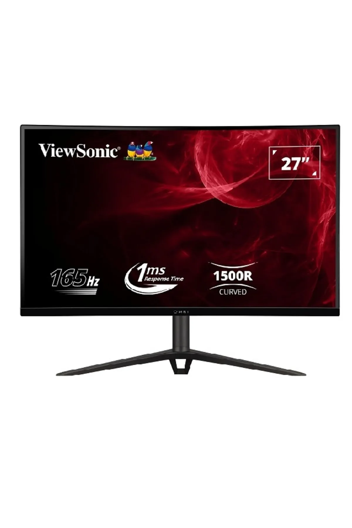 ViewSonic 27 Vx2718-pc-mhdj Fullhd 1ms 165hz 1500r Kavisli Dp Hdmı Mm Gamıng Monıtor