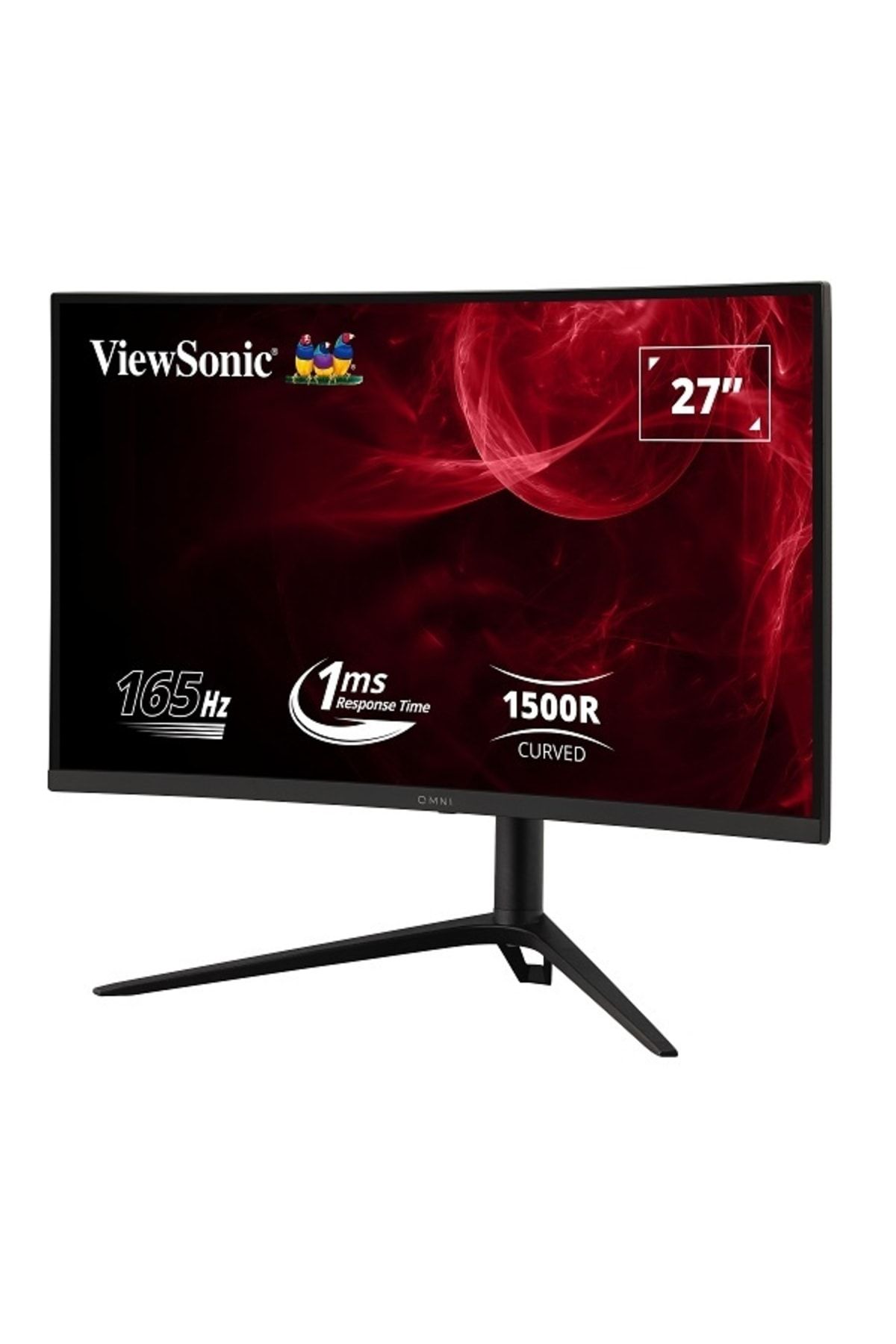 ViewSonic 27 Vx2718-pc-mhdj Fullhd 1ms 165hz 1500r Kavisli Dp Hdmı Mm Gamıng Monıtor