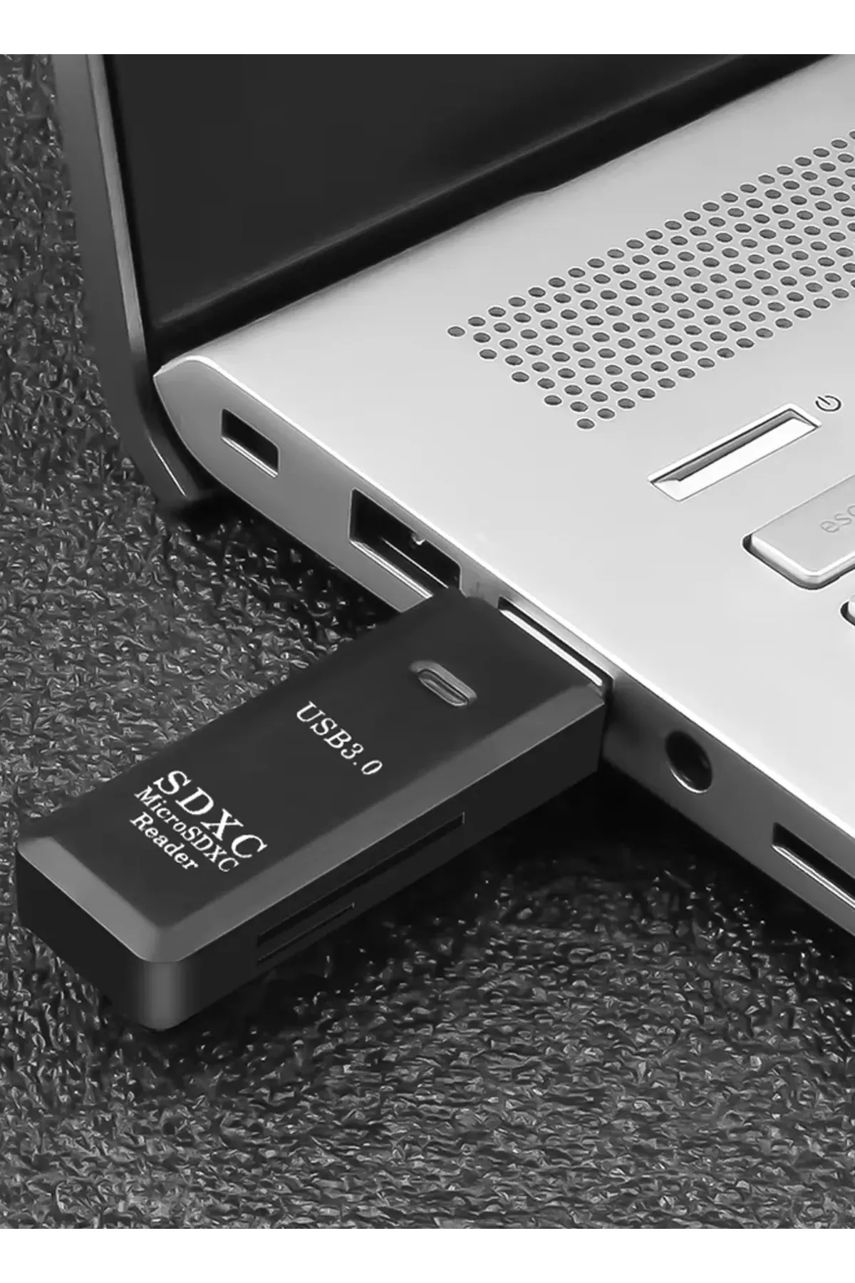 Techmi 2in1 USB 3.0 Micro SD Hafıza Kartı - TF Kart Okuyucu HUB Adaptör Veri Aktarıcı