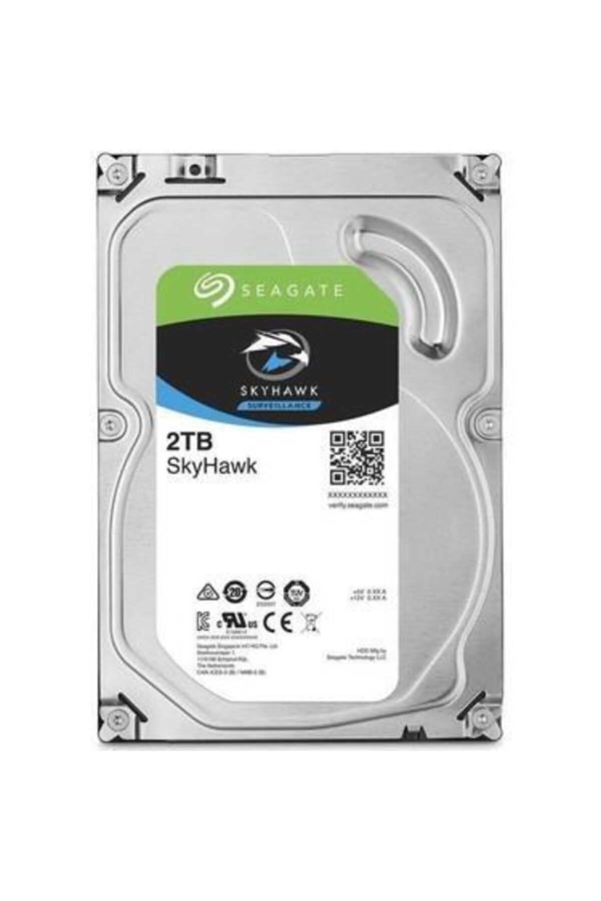 Seagate 2tb 3.5" 5900rpm 256mb Sata3 Güvenlik Diski Skyhawk St2000vx015