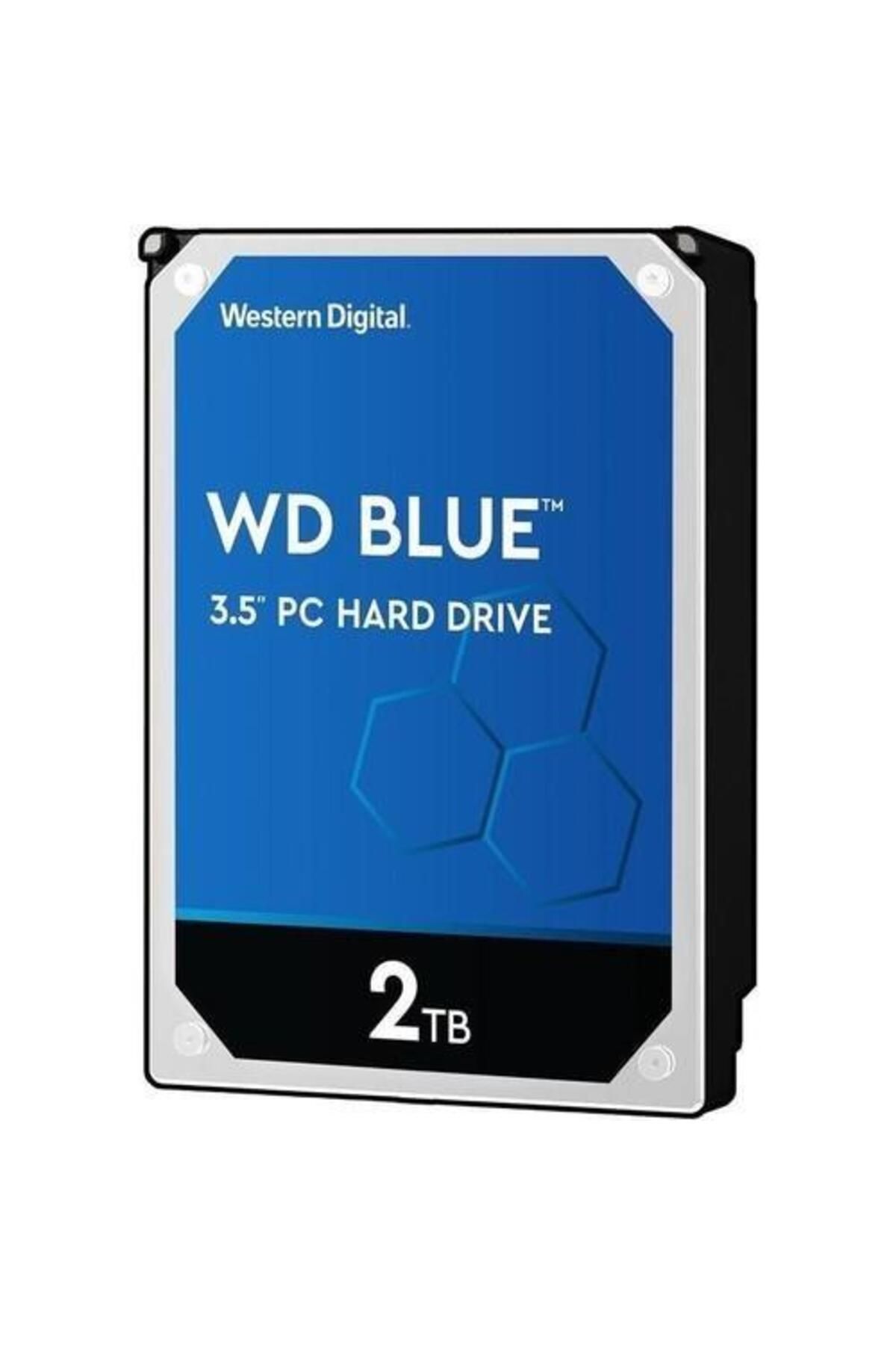 WD 2tb 3.5" Blue 20ezbx 256mb 5400rpm Sata-3 Pc Diski