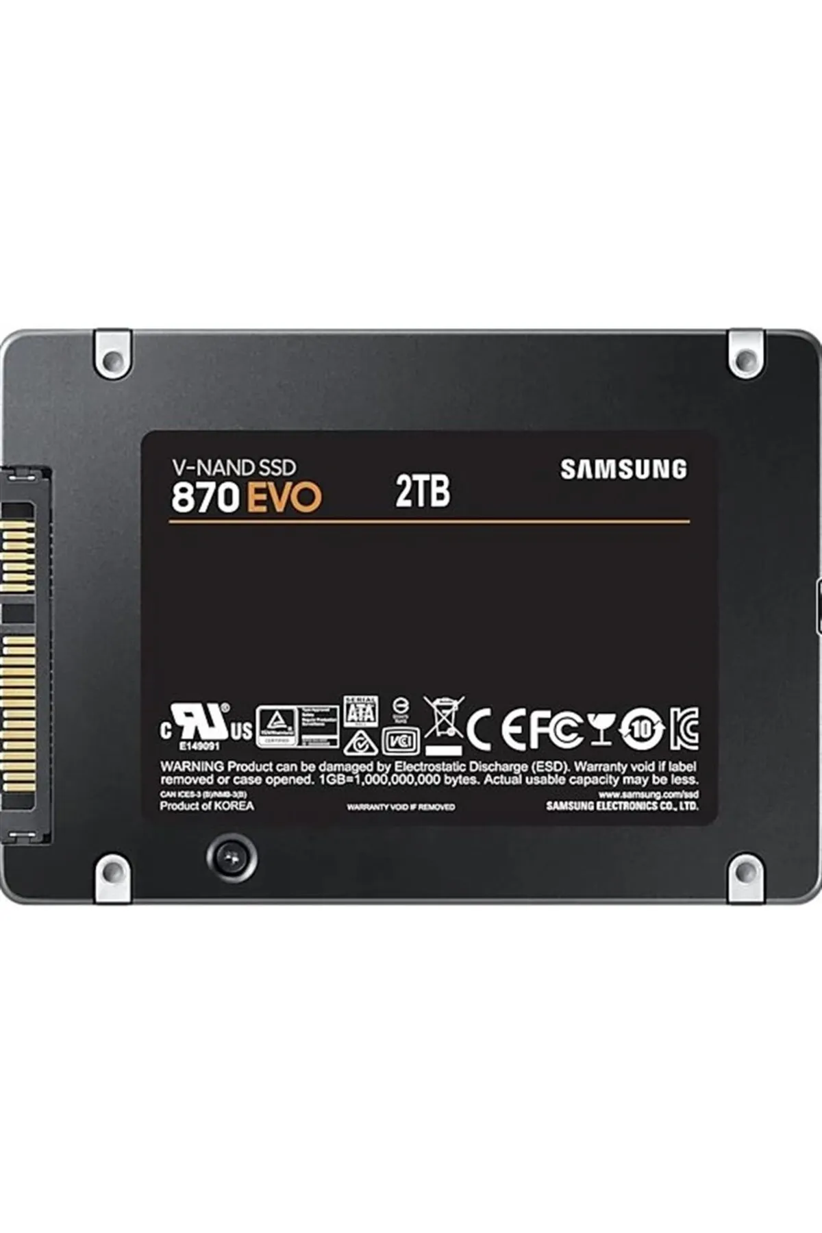 Samsung 2tb 870 560/530mb/s Evo Mz-77e2t0bw Ssd (RESMİ DİSTRİBÜTÖR GARANTİLİ)