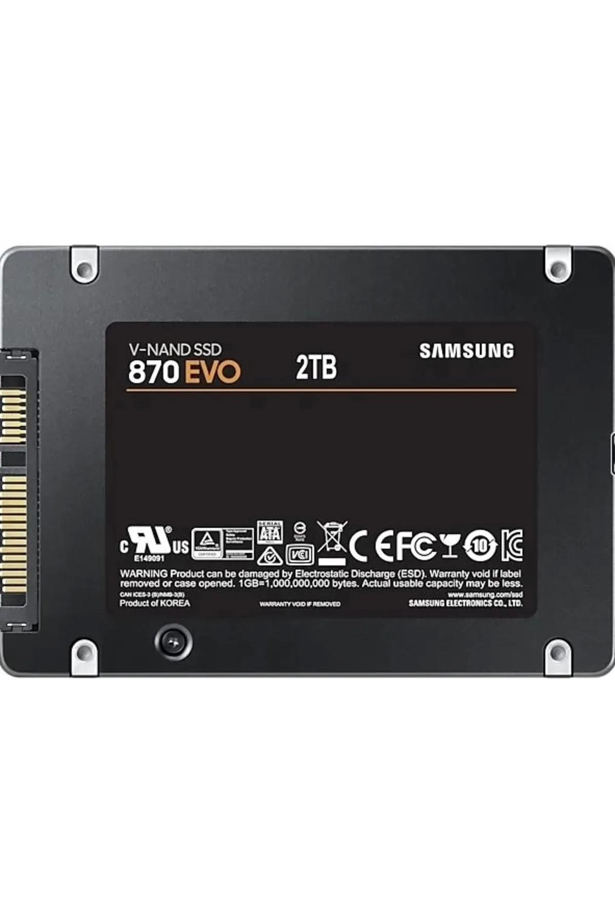 Samsung 2tb 870 Evo Mz-77e2t0bw 560- 530mb/s Ssd Sata-3 Disk