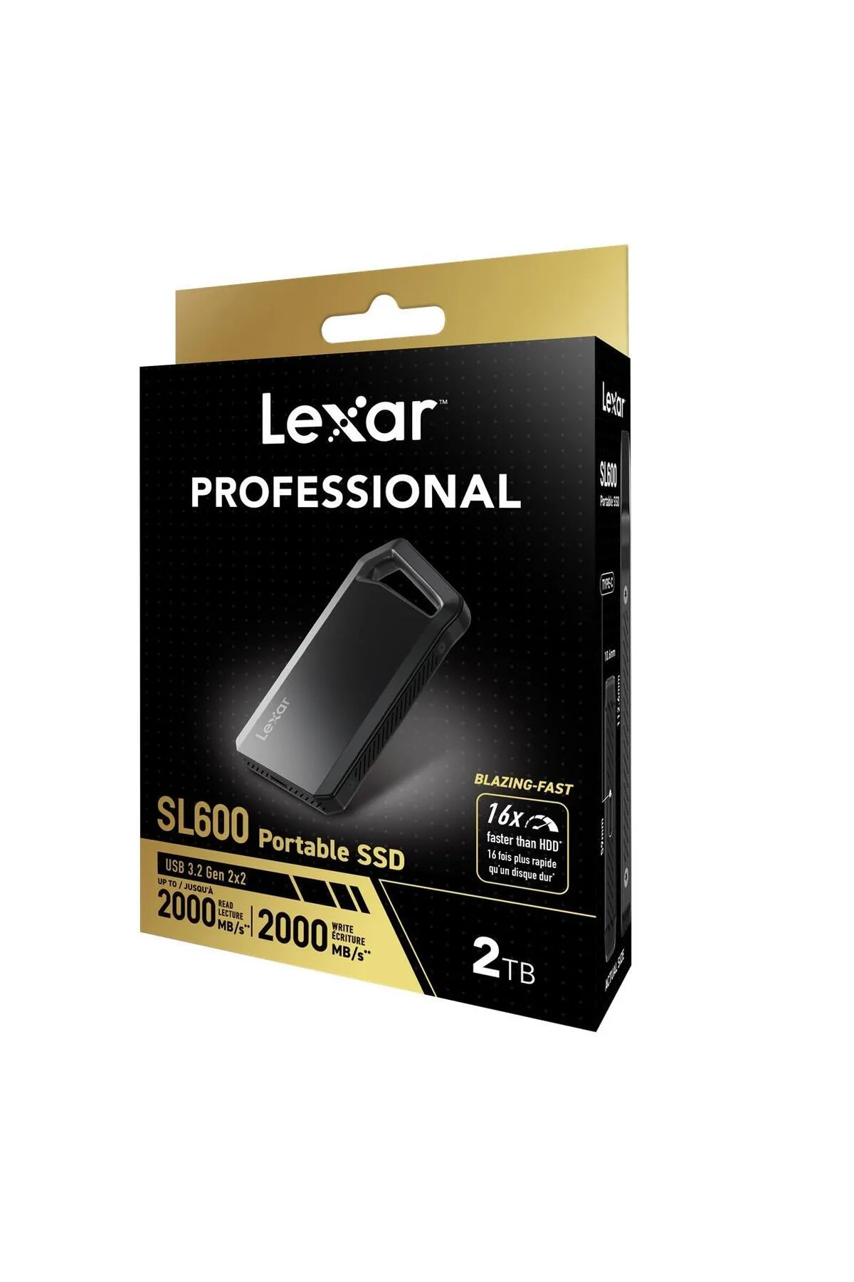 Lexar 2TB LSL600X002T-RNBNG EXT.SSD 2TB USB3.2 GEN2X2 UP TO 2000MB/S READ AND 2000MB/S WRITE