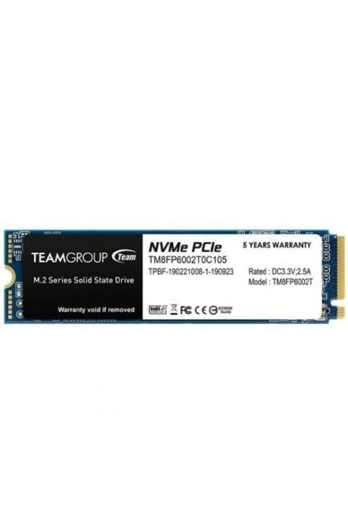 TEAM 2tb Mp33 Tm8fp6002t0c101 1800- 1500mb/s M2 Pcıe Nvme Gen3 Disk