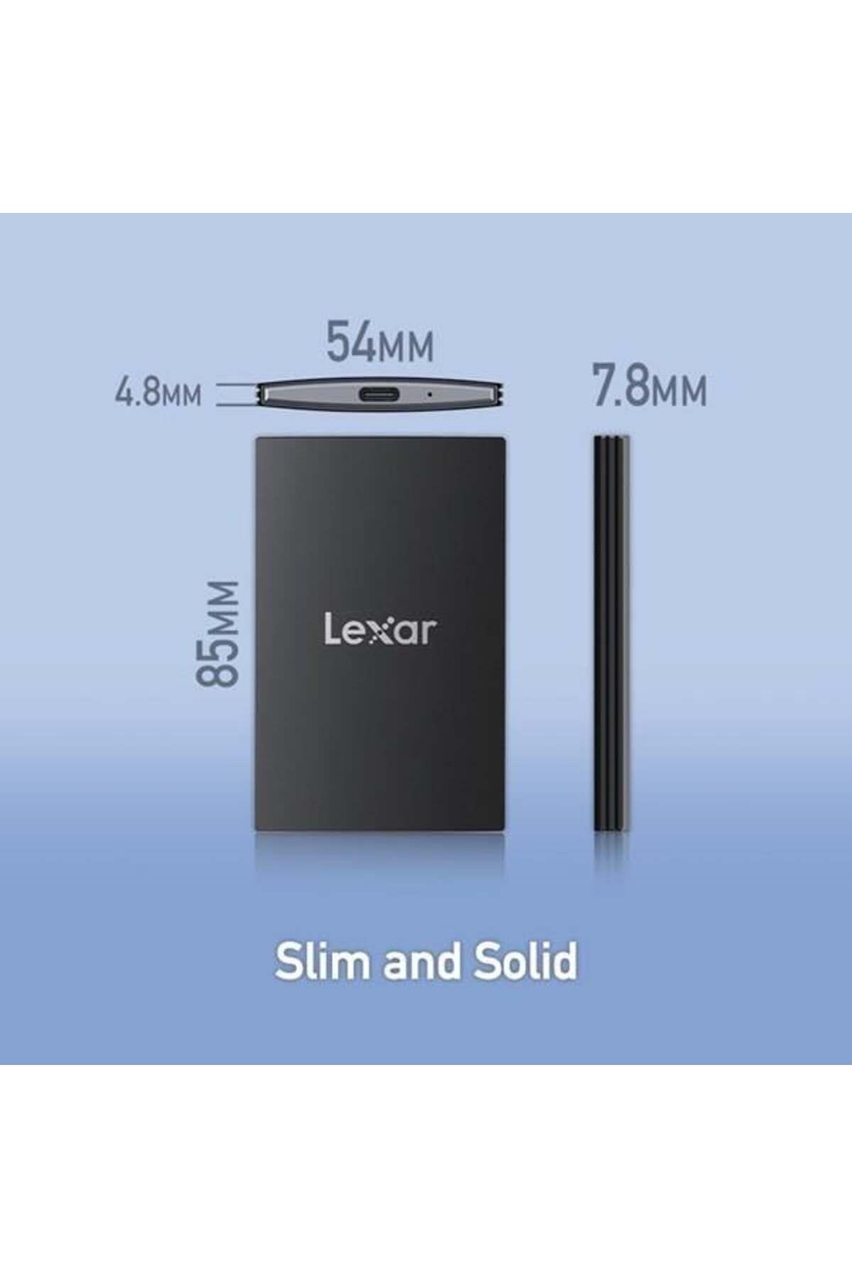 Lexar 2tb Sl500 Lsl500x002t-rnbnu Usb 3.2 Ssd Harici Disk