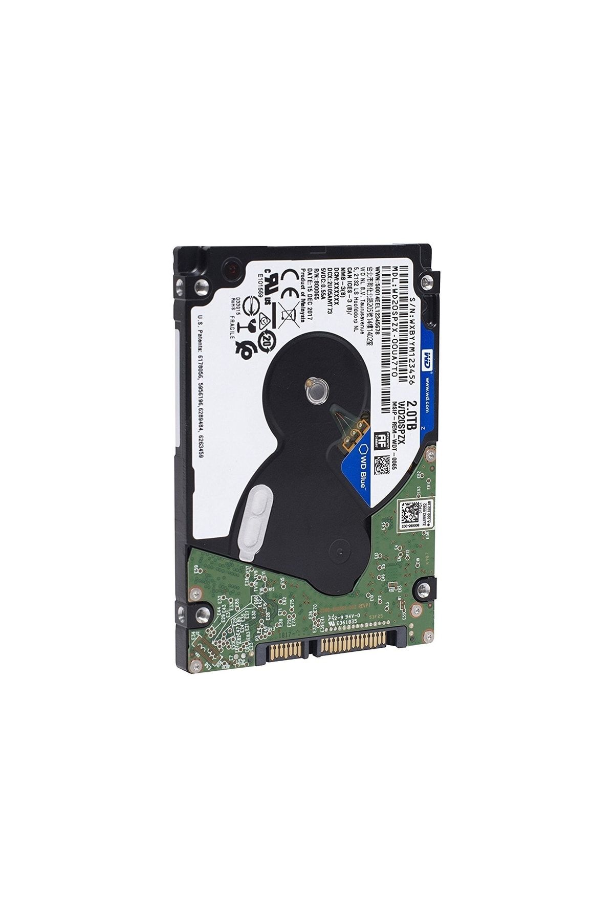 Wes 2tb Wd 2.5" Blue Sata 128mb 6gb/s Wd20spzx