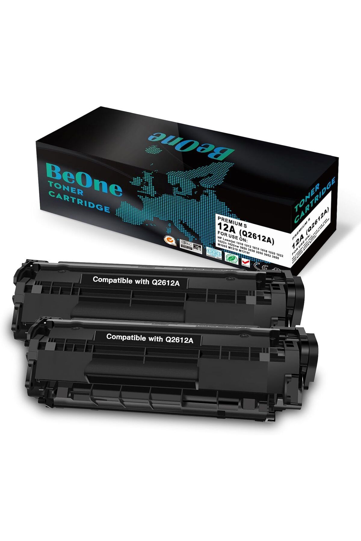 HP 2X Q2612A Toner LaserJet 1010 1012 1015 1018 1020  1022 3015 3020 3030 3050 3052 3055  ASKASTORE