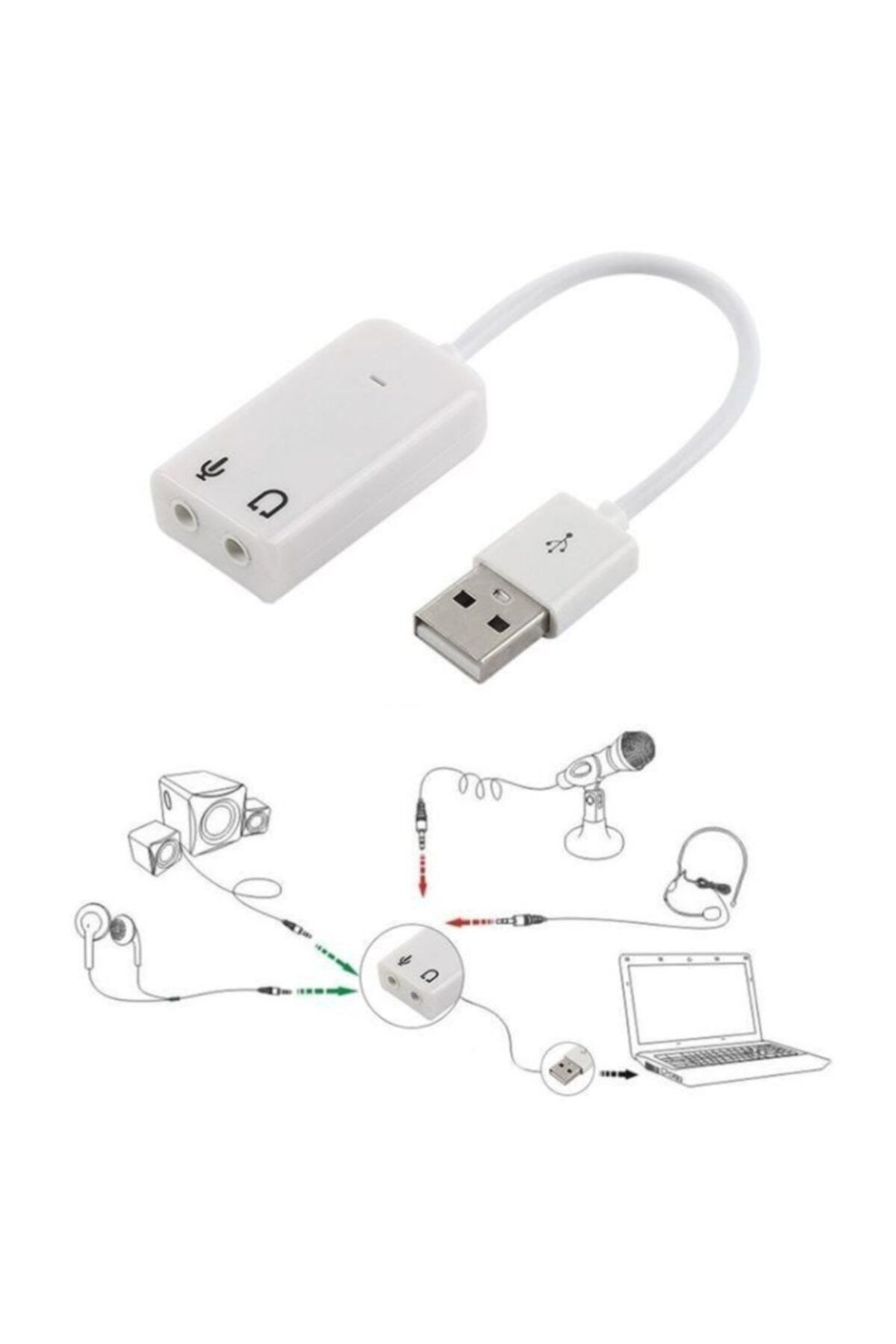 Engpars 3 Kablolu Usb Ses Kartı