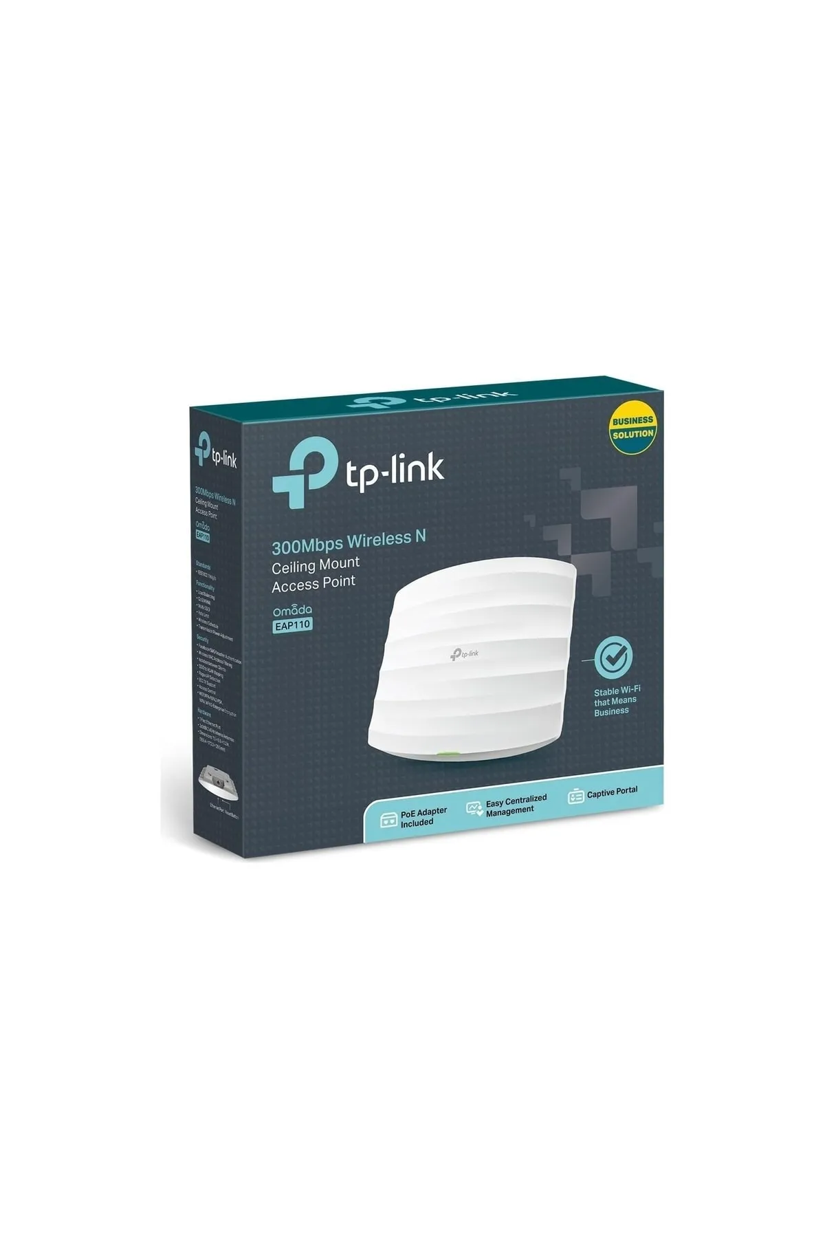 TP-Link 300 Mbps Wireless N Tavan Montajlı Merkezi Wi-fi Yönetimli Access Point