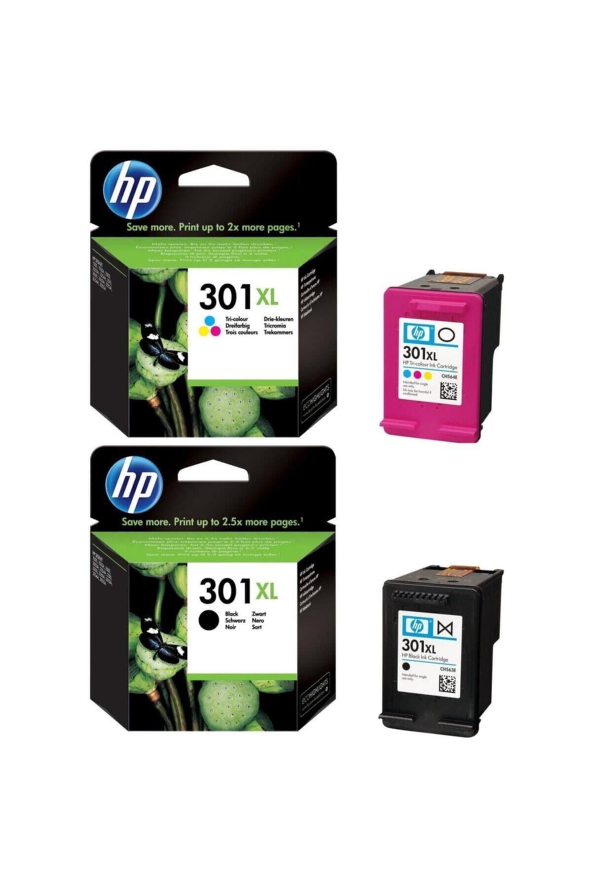 HP 301xl Kartuş Siyah-renkli Set N972ae Deskjet 1510/1050/2050/3050