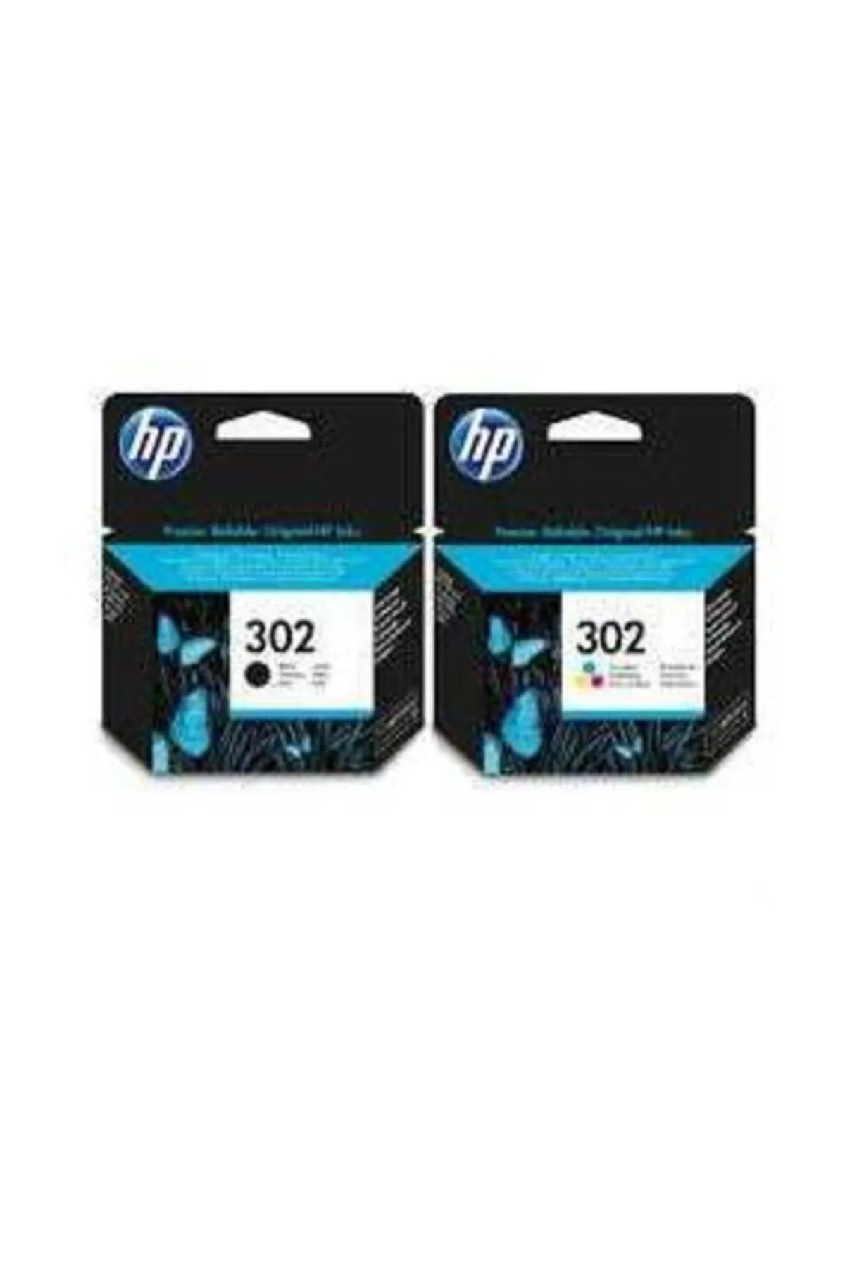 HP 302 Siyah Ve Renkli Orijinal Kartuş 2 Li Set  F6u65ae  F6u66aeh