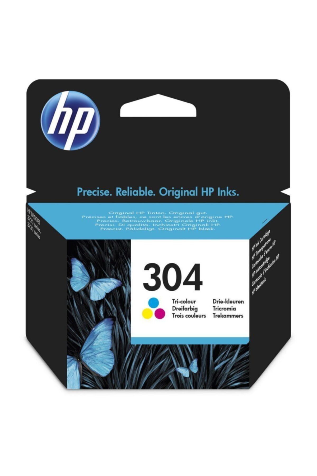 HP 304 N9k05ae / Deskjet 2600/2620/2630 /3720 / 3730 / 3732 Renkli Orjinal Kartuş