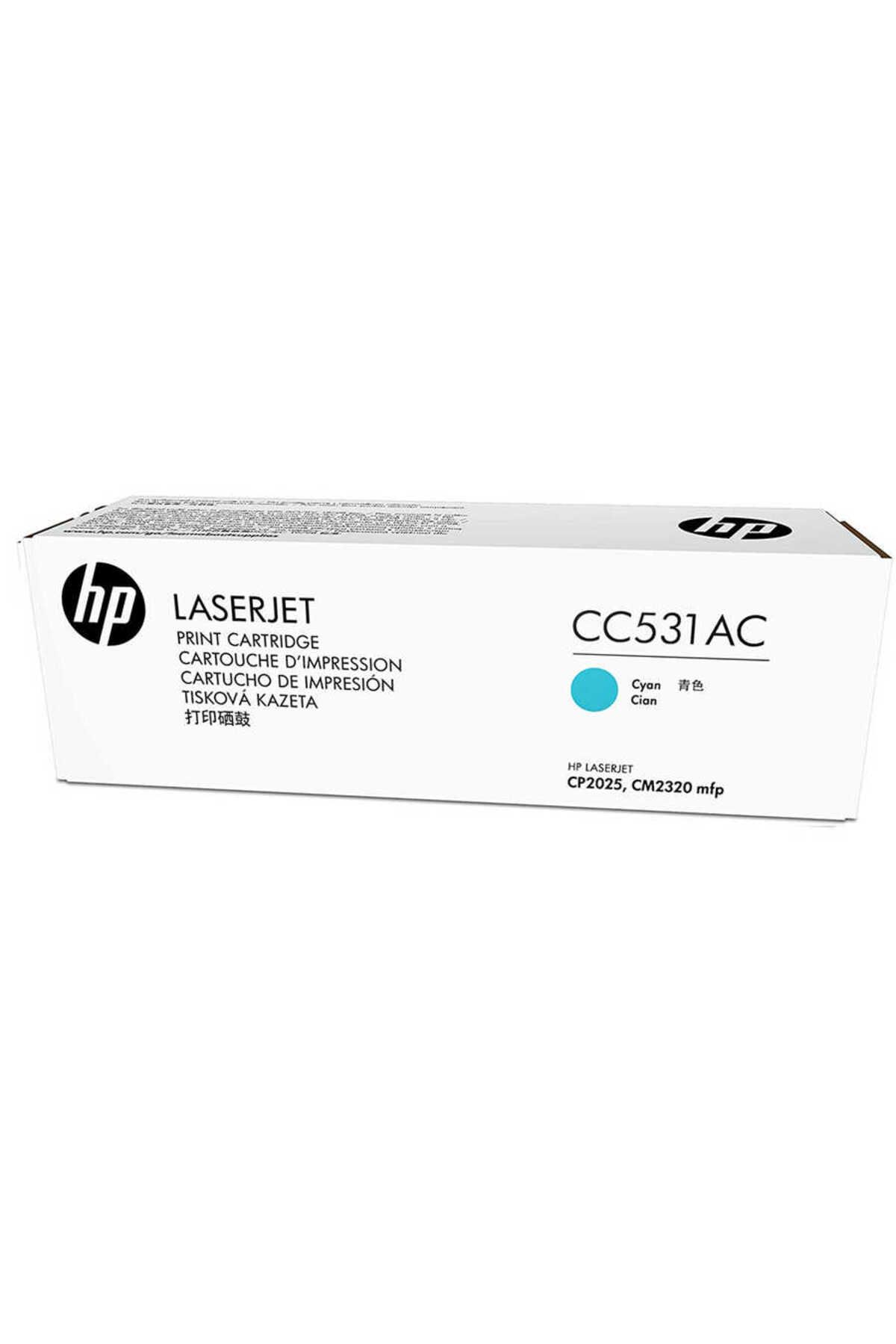 HP 304A-CC531AC Mavi Orijinal Toner