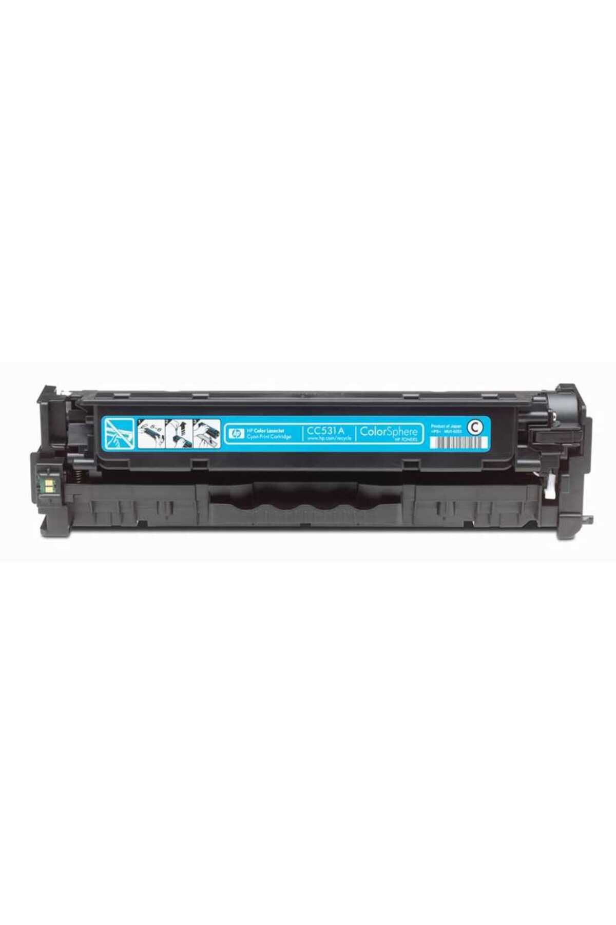 HP 304A-CC531AC Mavi Orijinal Toner