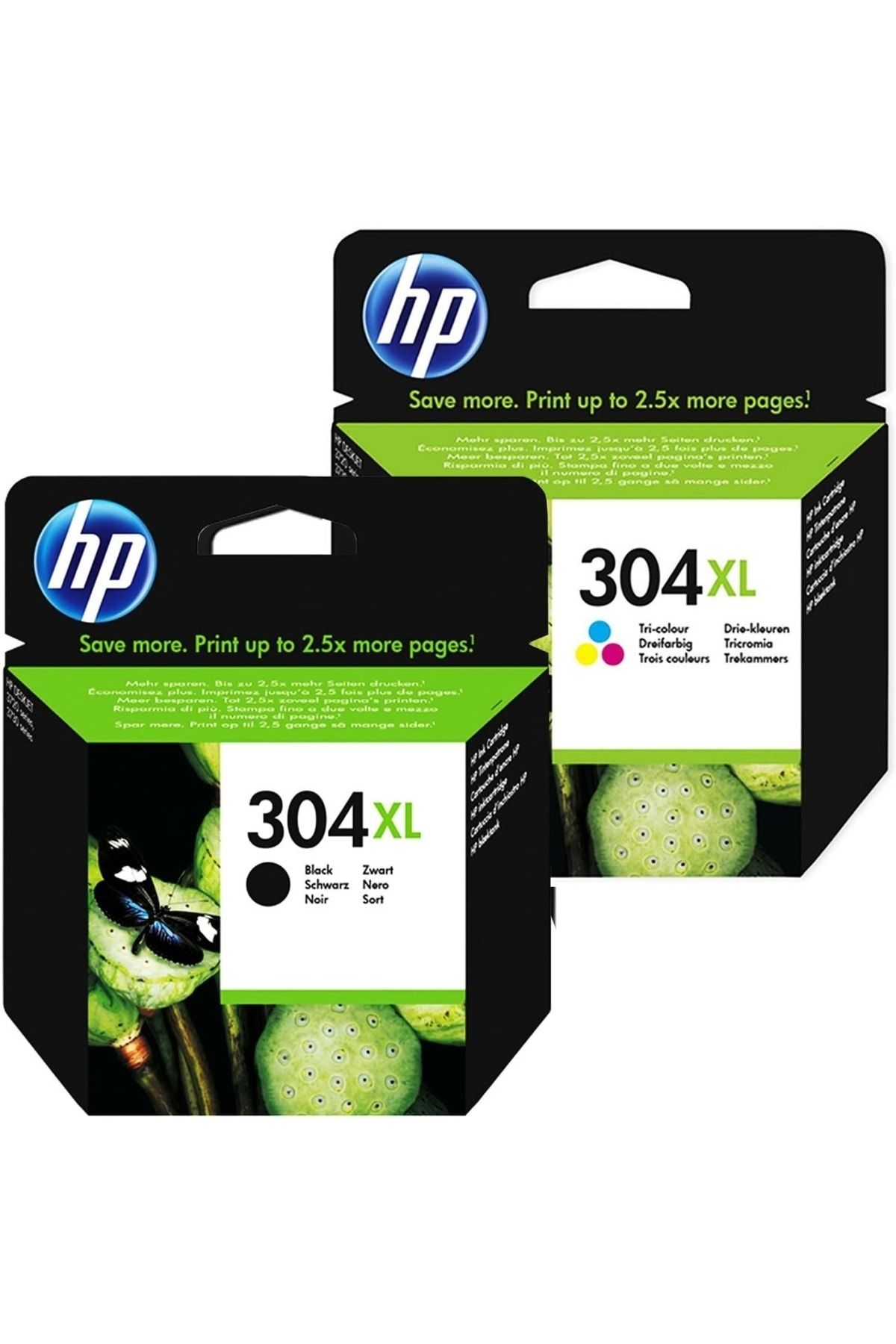 HP 304xl N9k08ae Siyah / N9k05ae Renkli Avantaj Paket / Deskjet 3720 3730