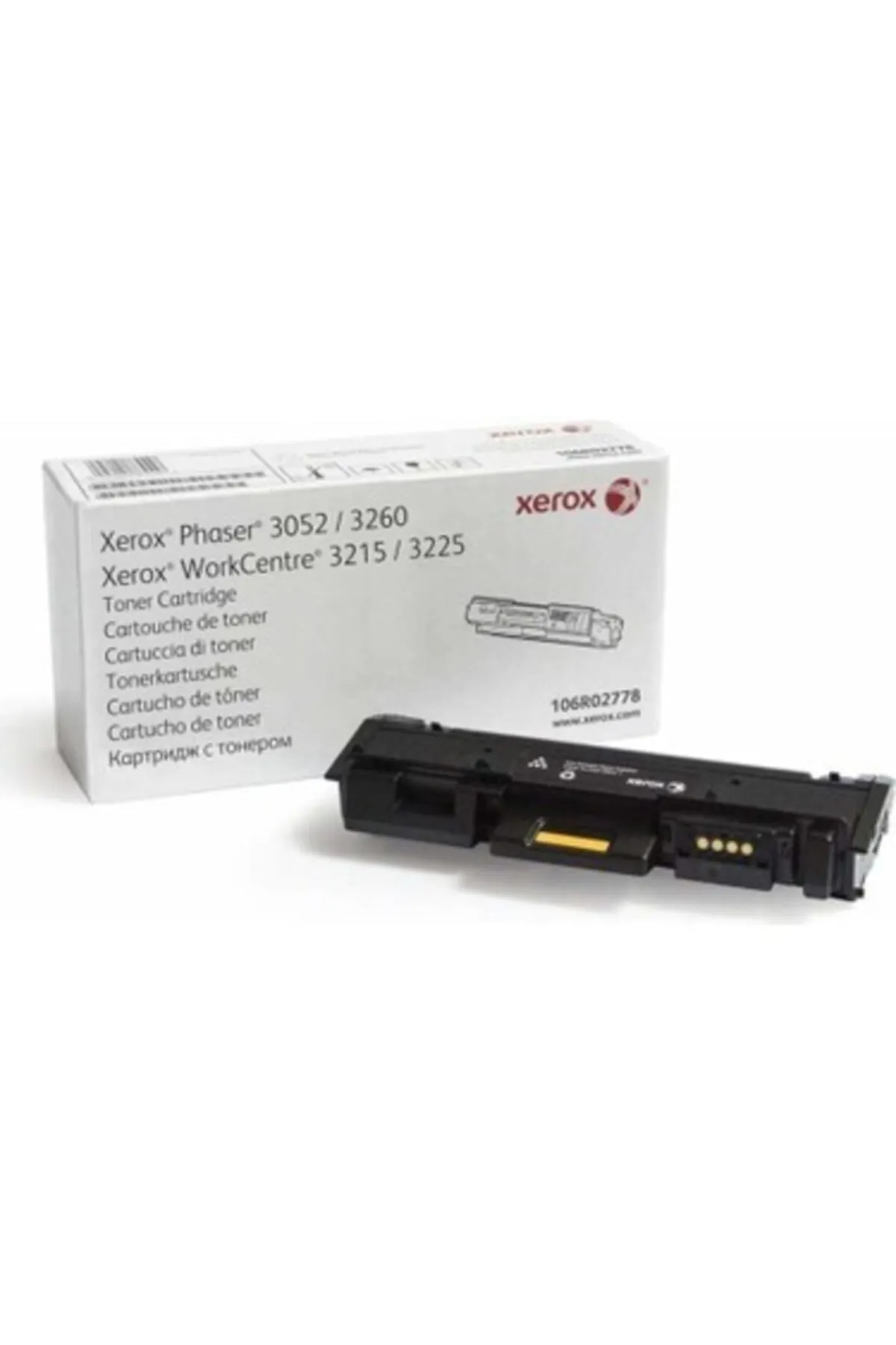 Xerox 3052 orjinal Yazıcı Toneri 3.000 Sayfa 106r02778