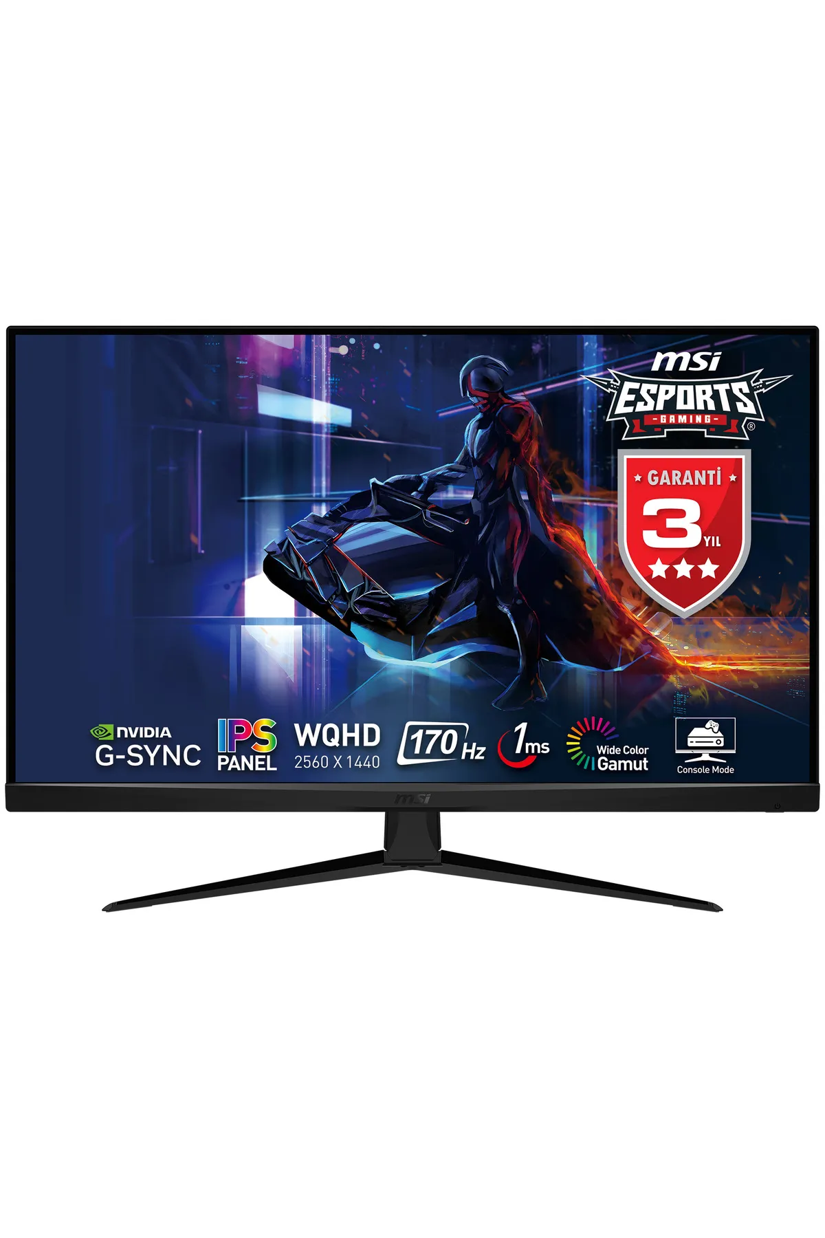 MSI 31.5 G321Q 2560x1440 (WQHD) 16:9 FLAT IPS 170HZ 1MS G-SYNC COMPATIBLE GAMING MONITOR