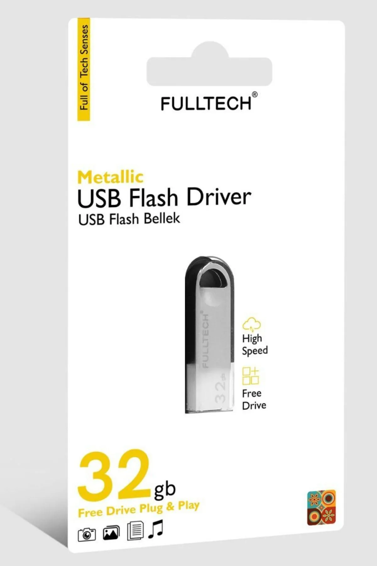 Vetech 32 GB Flash Bellek Metal Gövde USB Bellek Data Traveler