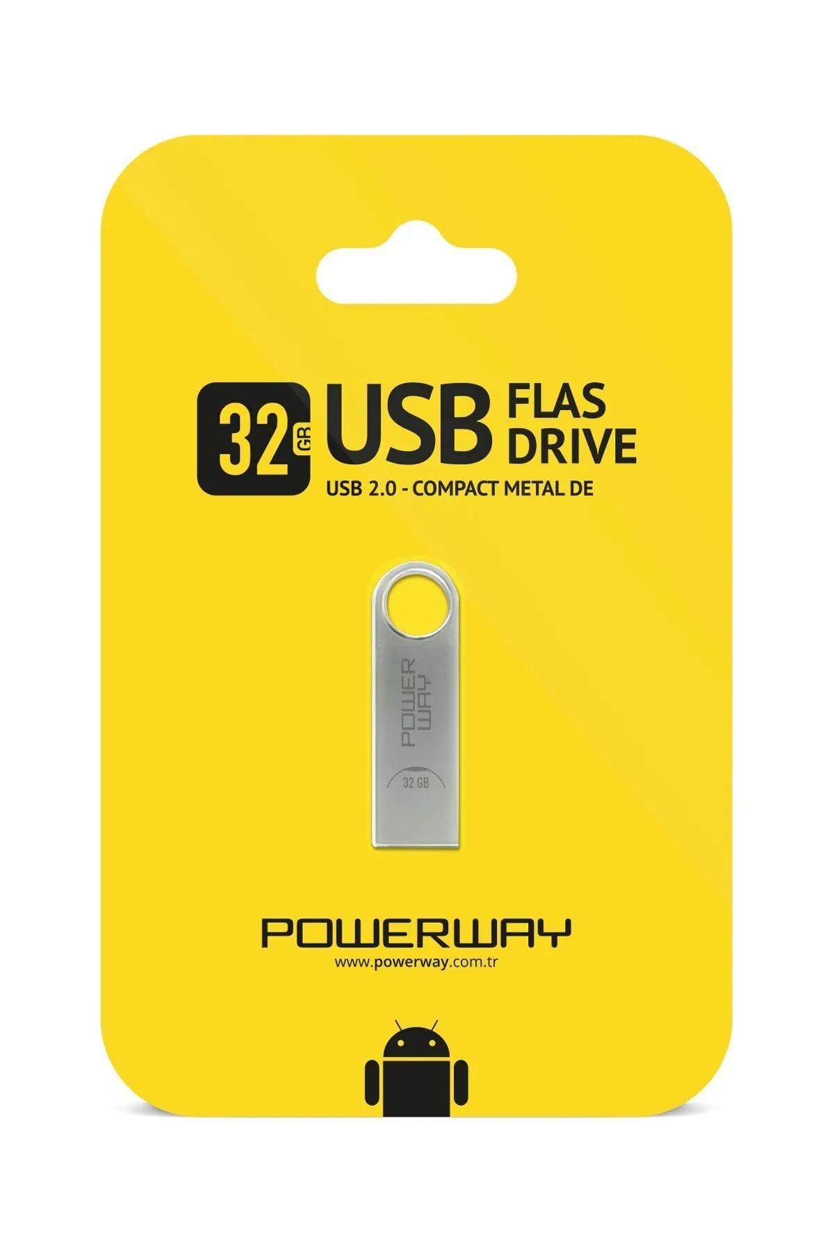 Powerway 32 Gb Metal Flash Bellek Metal Tasarım Usb Bellek The Latest Tecnology Chipset Data Traveler