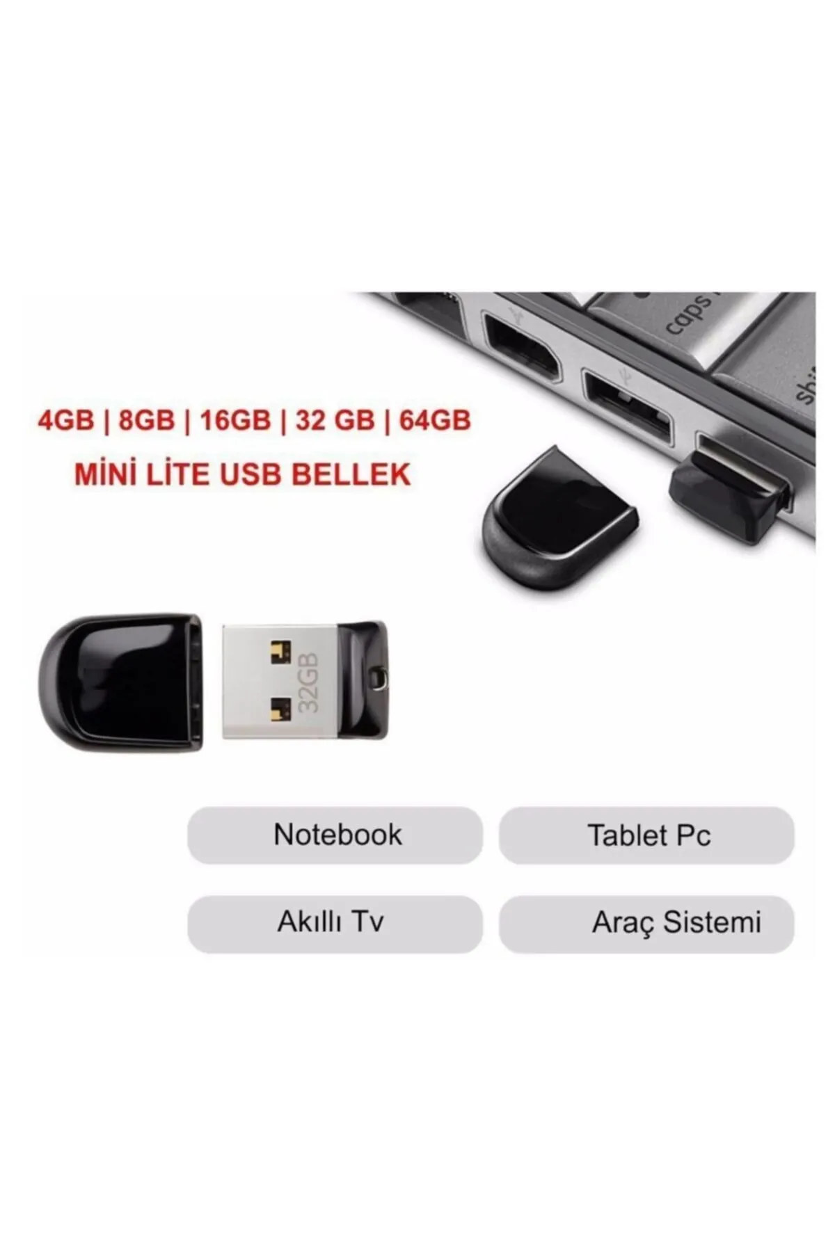 Concord 32 Gb Mini Usb Flash 2.0 Micro Lite Bellek