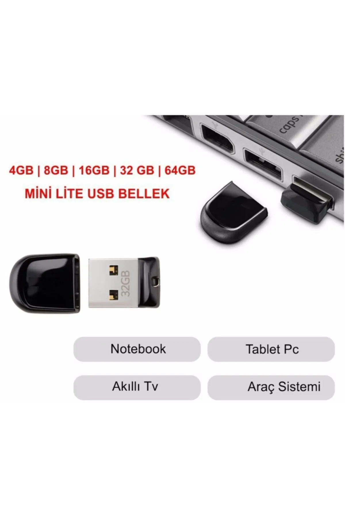 Concord 32 Gb Usb 2.0 Mini Lite Flash Bellek 5yıl Garantili C-uml32