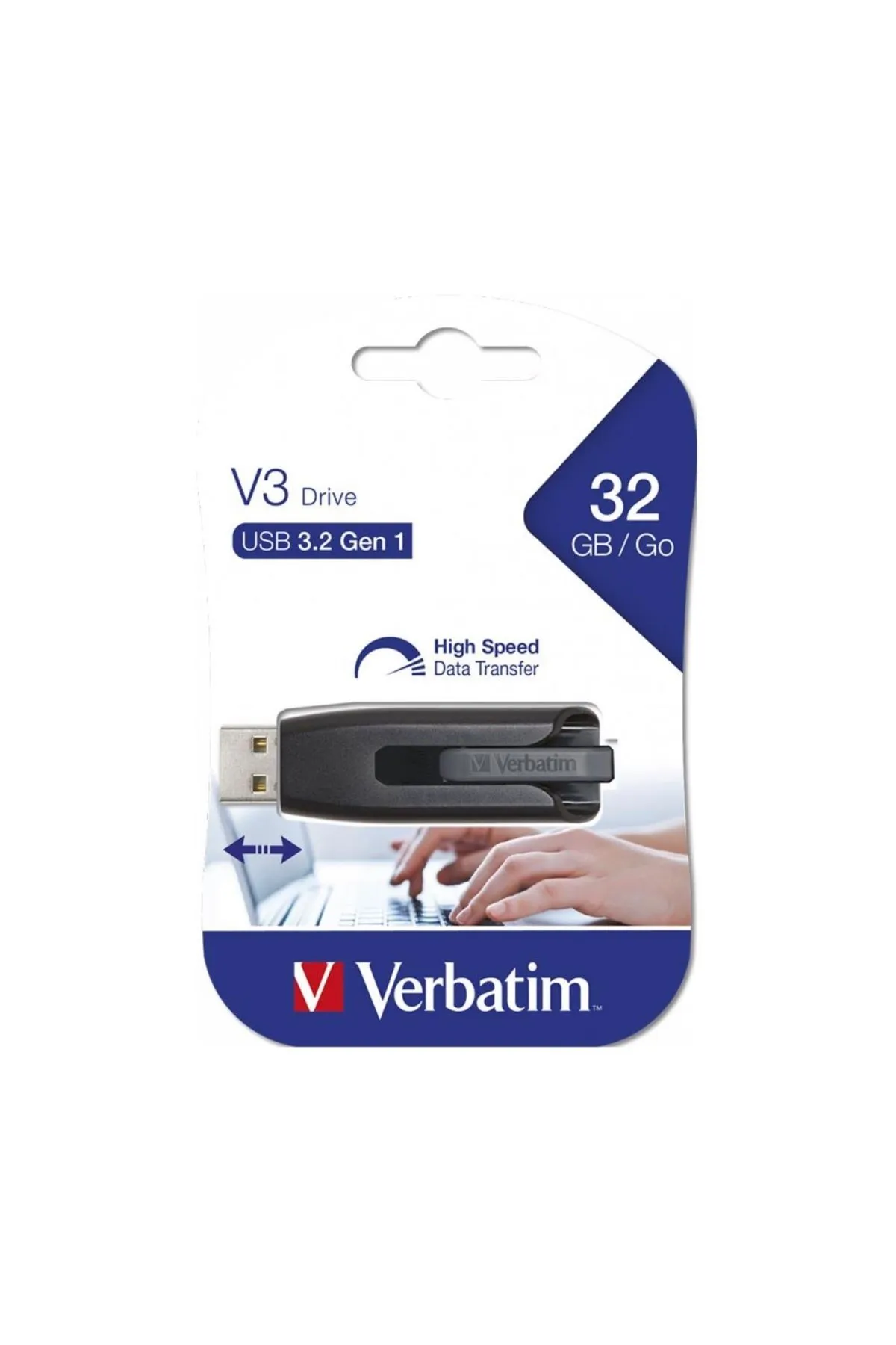 Verbatim 32 lik Flash Bellek V3 Usb 3.2 Gen 1