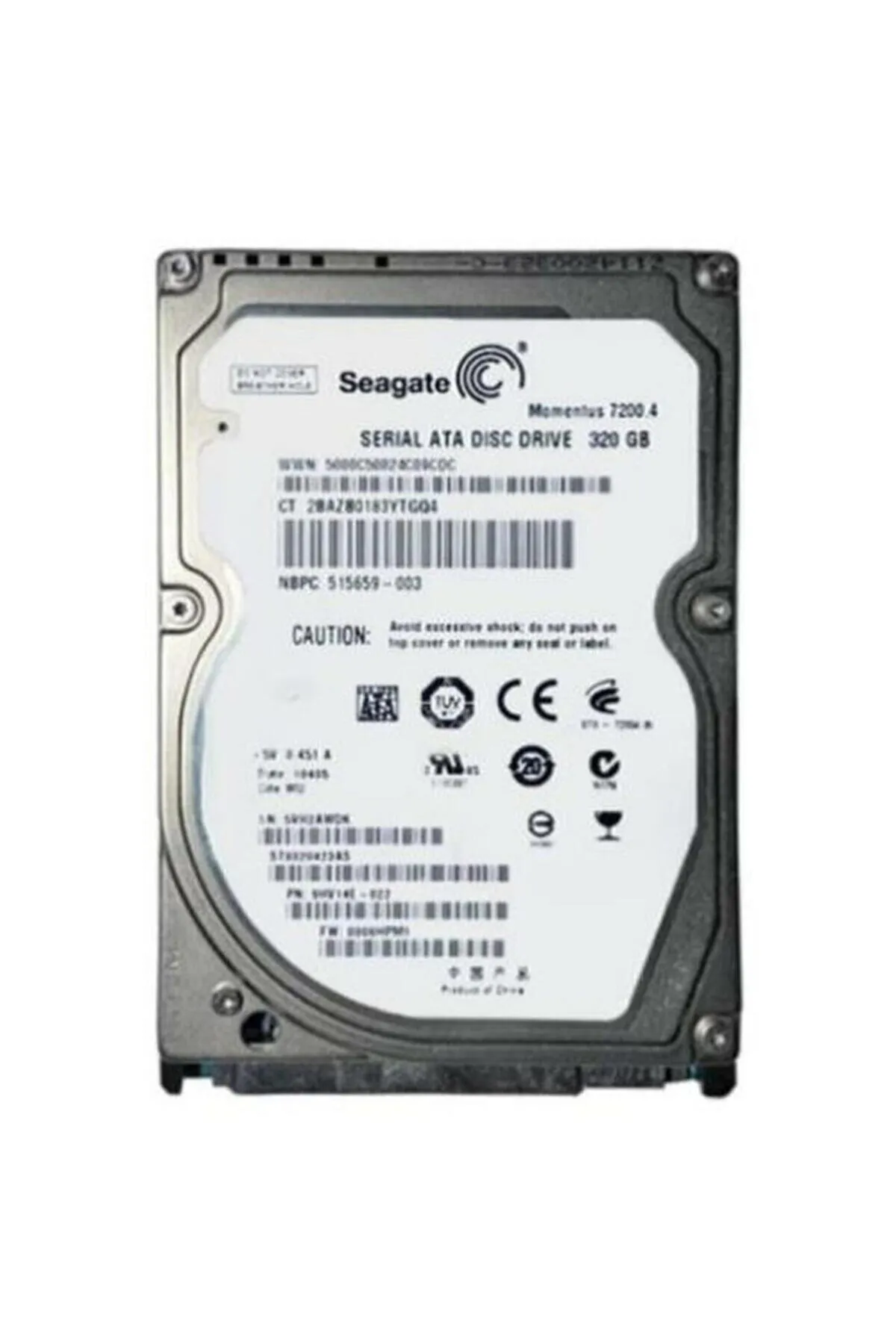 Seagate 320 Gb Harddisk 2,5"