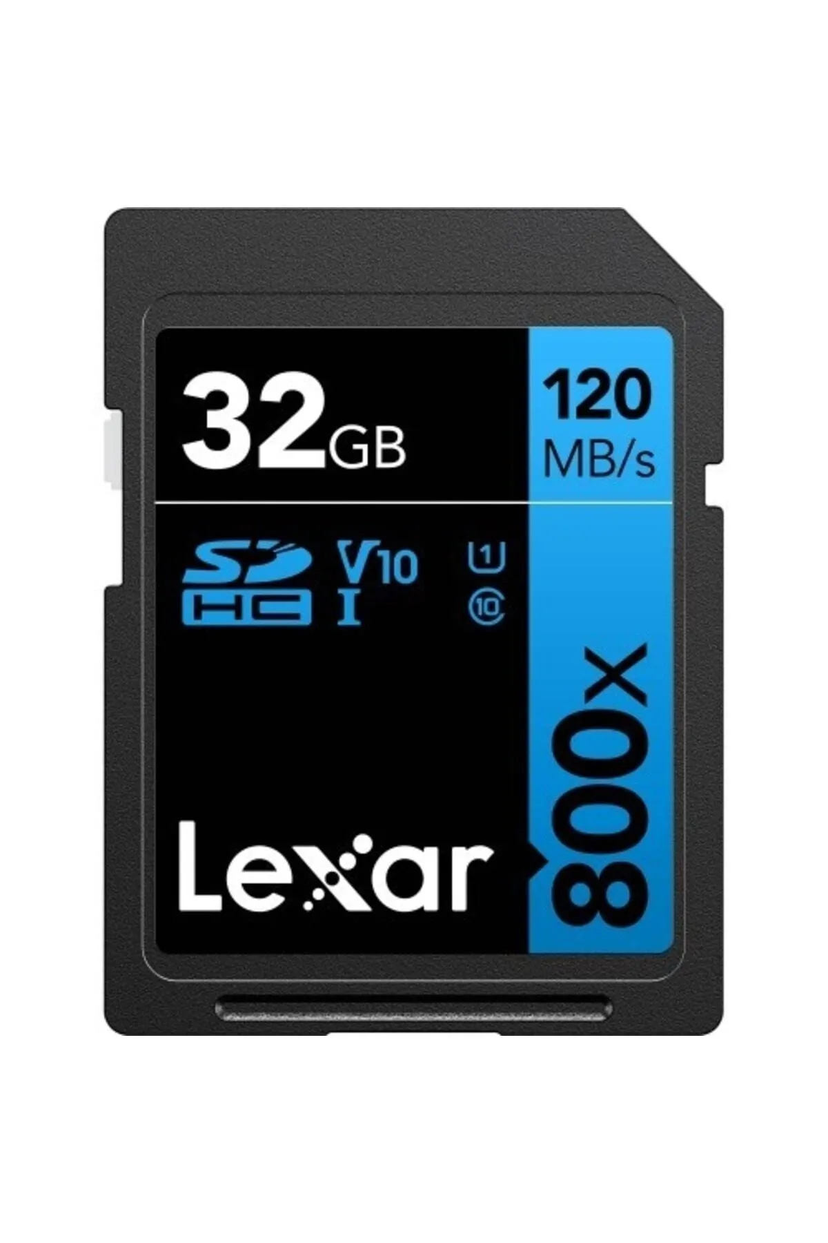 Lexar 32gb 800x Sdhc U1 V10 C10 4k Uhd 120mb/s Uhs-ı Hafiza Karti (blue Serıes )