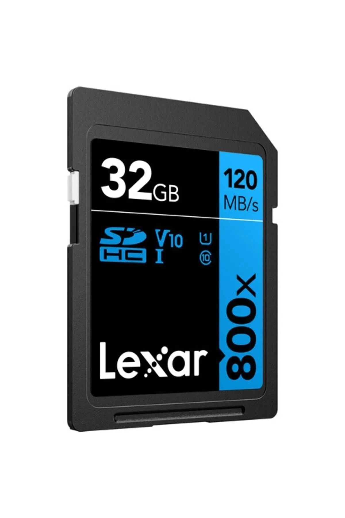 Lexar 32gb 800x Sdhc U1 V10 C10 4k Uhd 120mb/s Uhs-ı Hafiza Karti (blue Serıes )