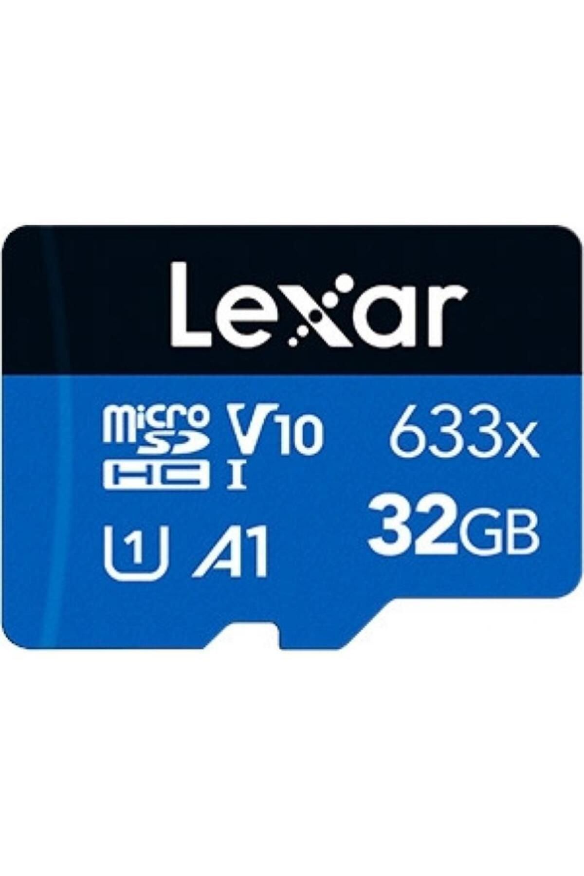 Lexar 32GB LEXAR LSDMI32GBB633A 633X MICROSDHC HIGH-PERFORMANCE uyumlu C10 A1 V10 U1 HAFIZA KARTI