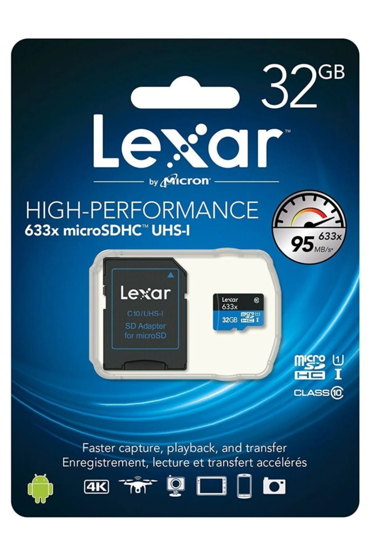 Lexar 32gb Micro Sd Class 10 Hafıza Kartı Uhs-ı 633x 95mb/s