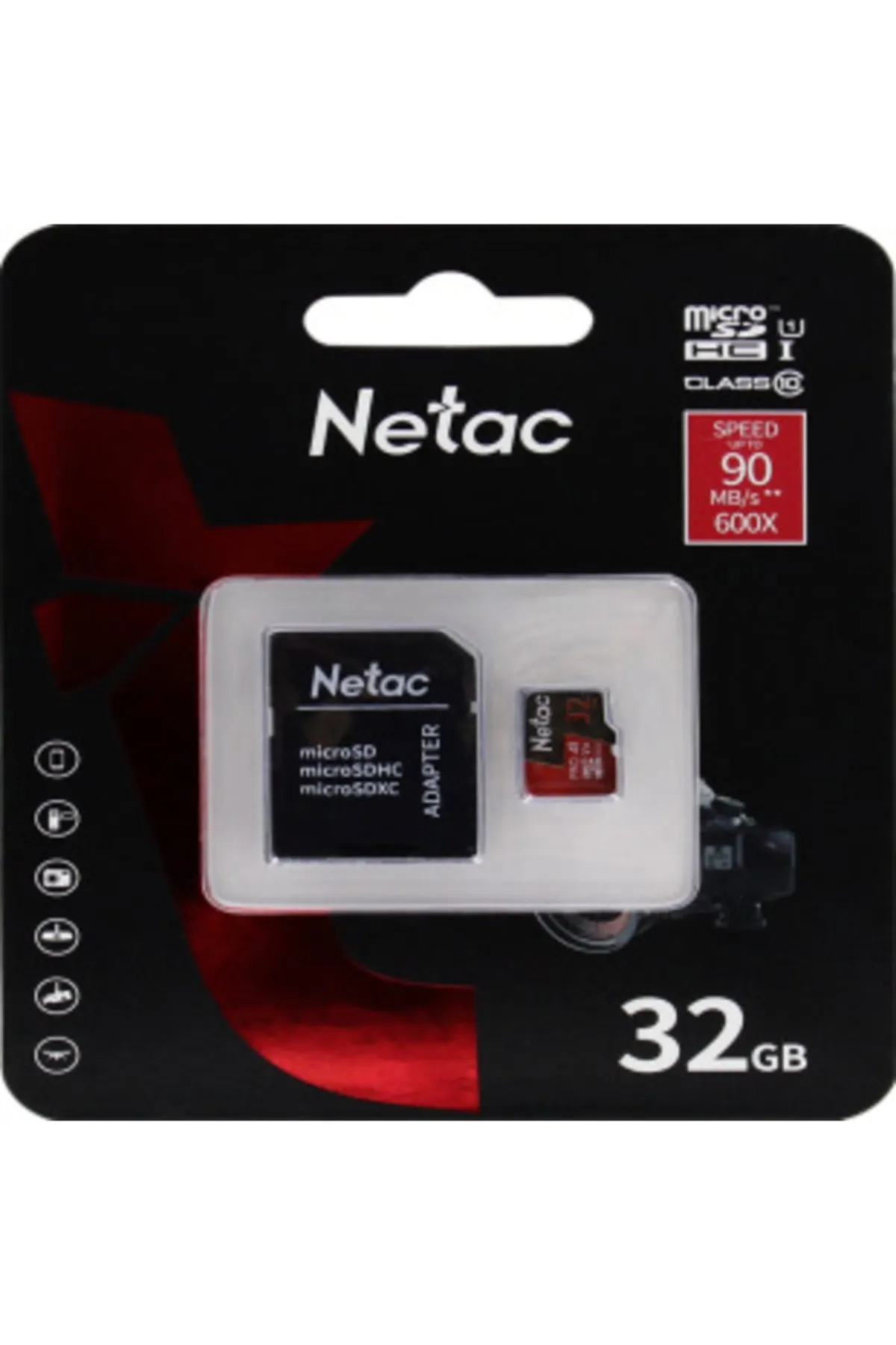 Netac 32gb Microsdhc Hafıza Kartı V10/a1/c10 Nt02p500pro-032g-r