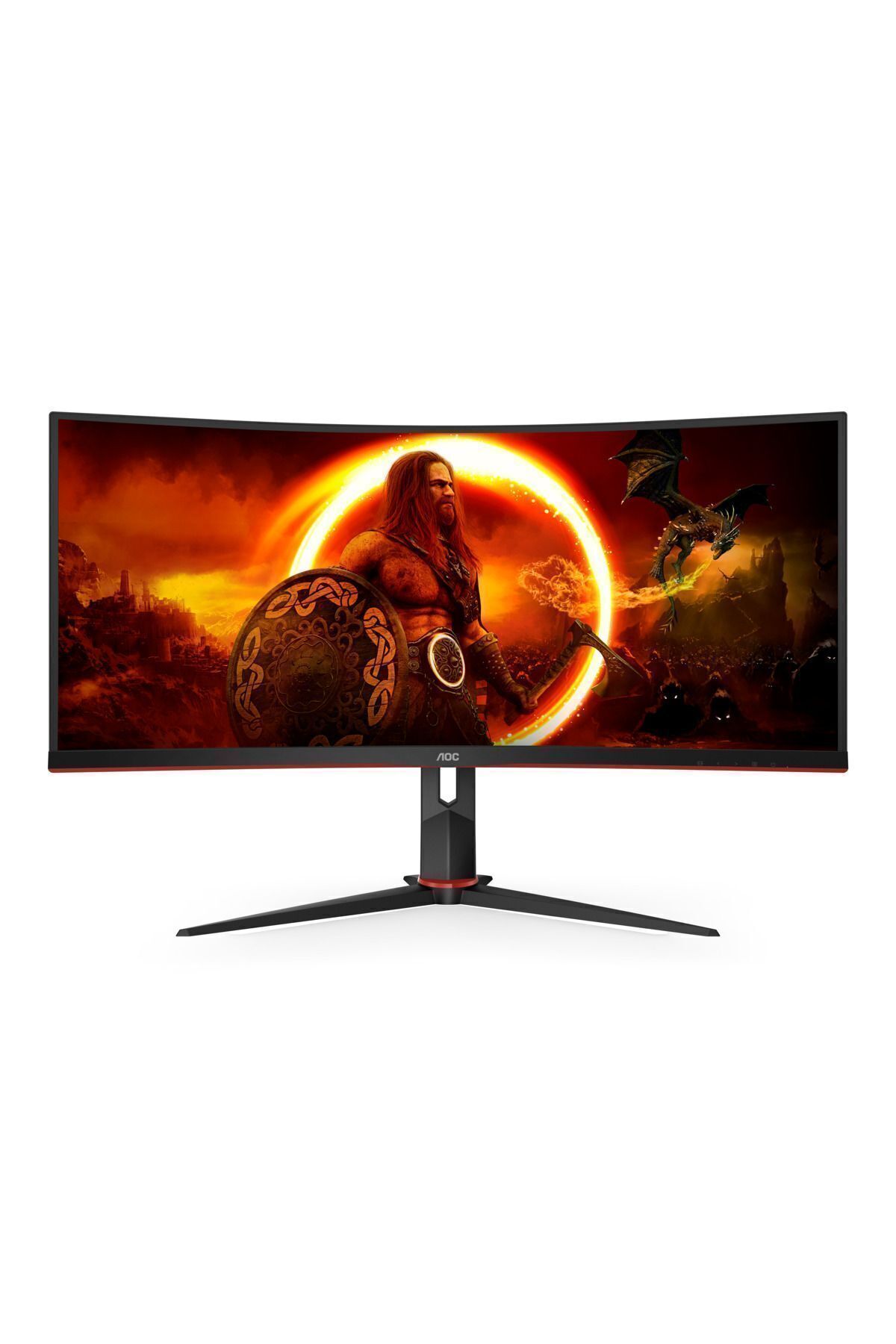 AOC 34 inc CU34G2XP/BK 1ms 180Hz FreeSync Premium WQHD VA Curved Gaming Monitör