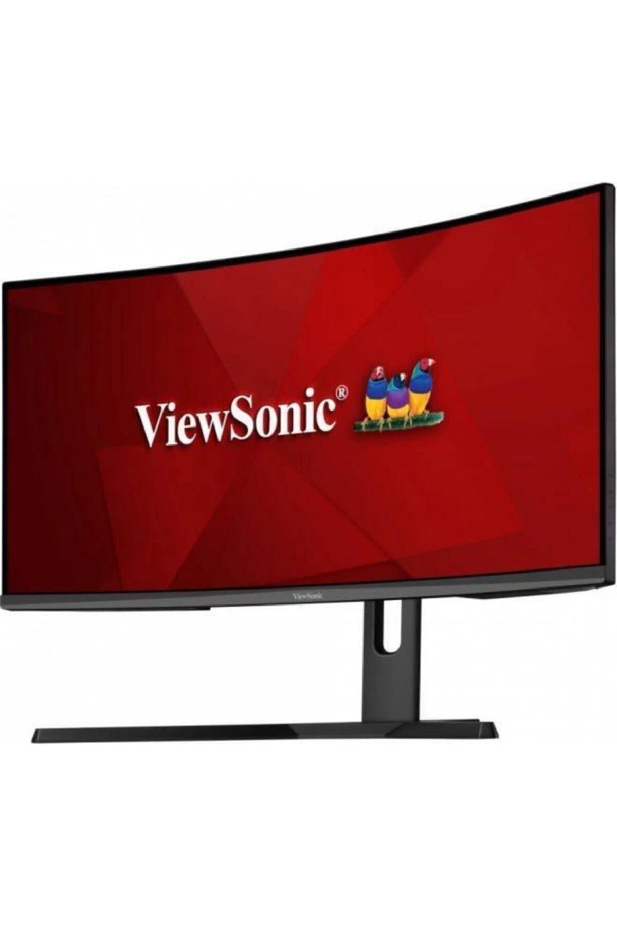 ViewSonic 34" Vx3418-2kpc 2k Uwqhd 1ms 180hz 2xhdmı Dp Hdr10 Freesync Premıum Curve Gamıng Monıtor