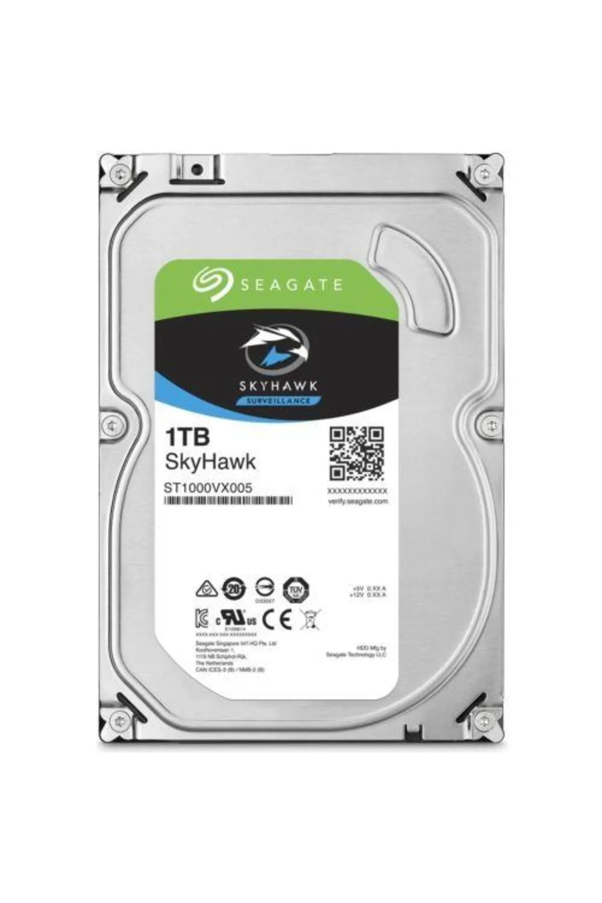 Seagate 3,5" 1tb 5900rpm St1000vx005 Güvenlik Skyhawk