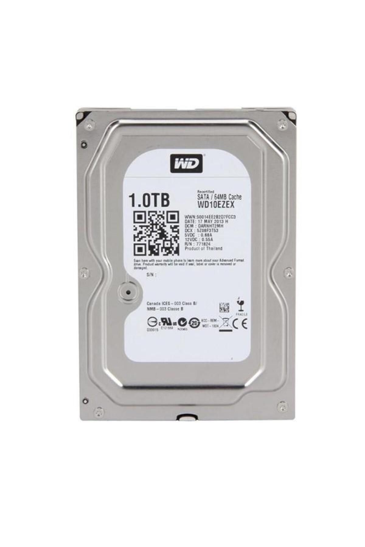 WD 3.5" 1tb Blue 10ezex 7200 Rpm 64mb Sata-3 Pc Diski