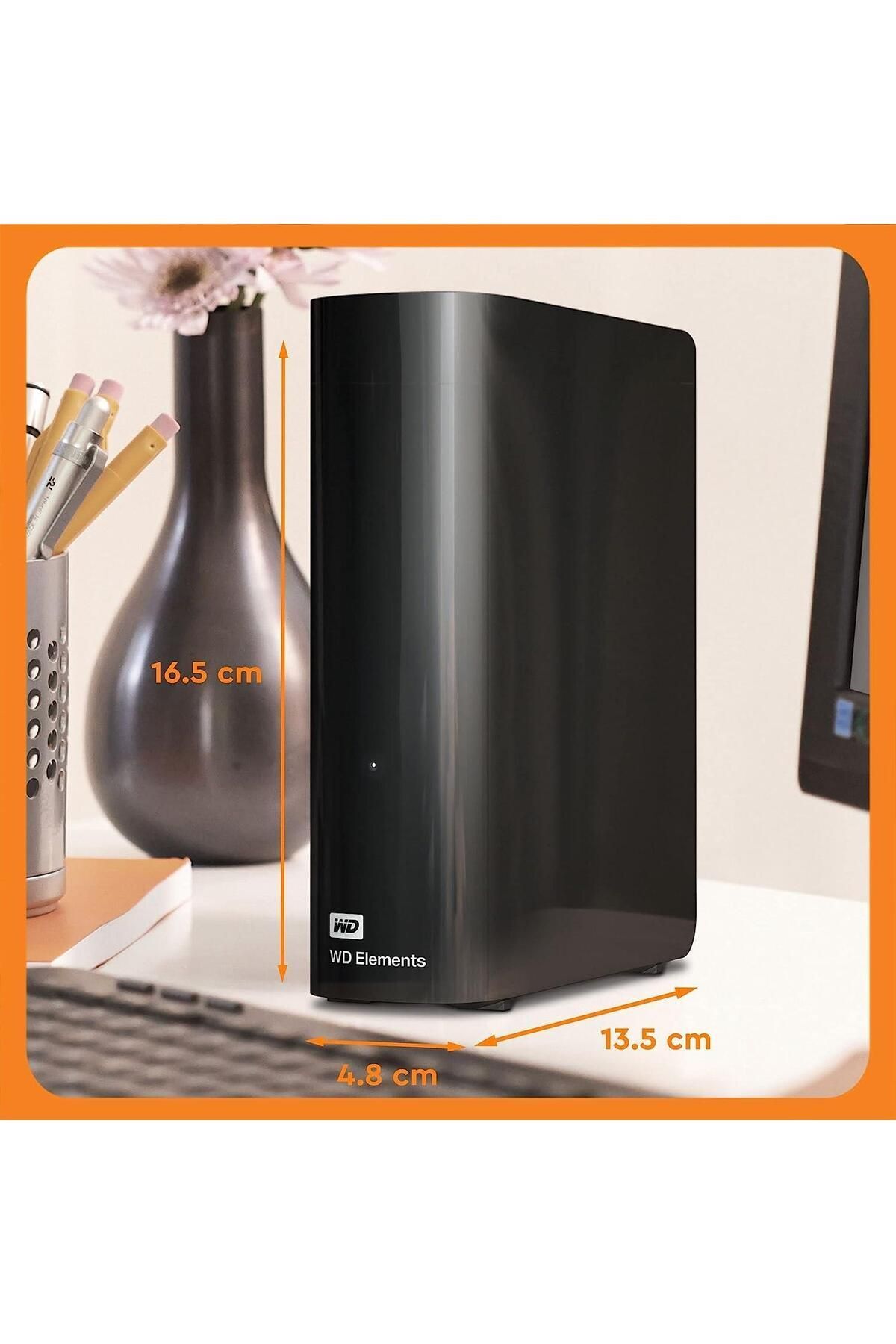 Hedef Market 3.5" 8TB Elements WDBWLG0080HBK Siyah