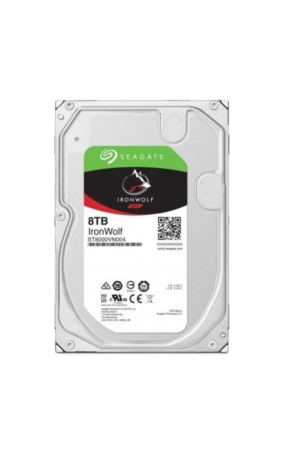 Seagate 3.5" 8tb Ironwolf St8000vn004 7200 Rpm 256mb Sata-3 Nas Diski