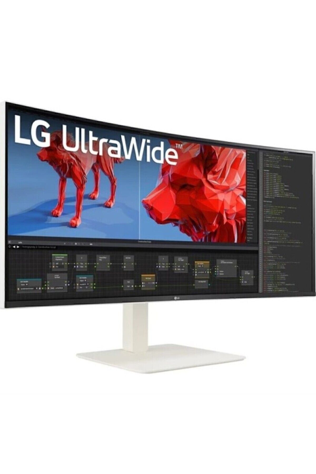 LG 37.5" 38WR85QC-W 144Hz 1ms Qhd Curved Gaming Monitör