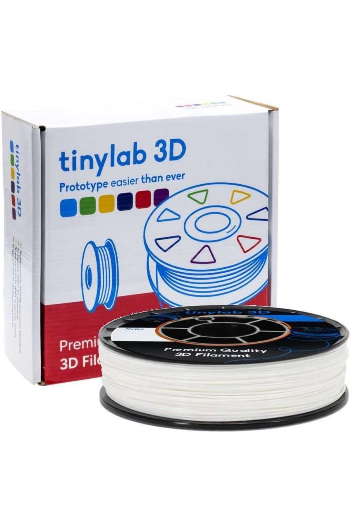 Genel Markalar 3d 1.75mm 1000gr Beyaz Pla Filament 190-220°c Baskı Sıcaklığı - Yüksek Kalite, Çevre Dostu,