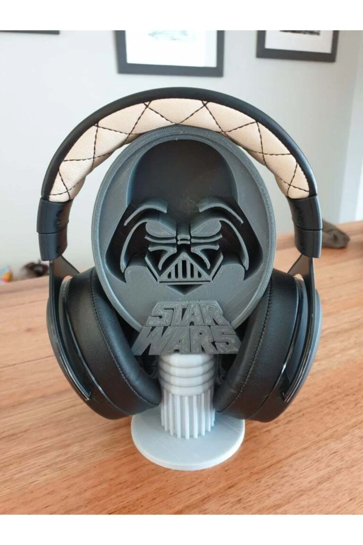 FEEL 3d Baskı Masaüstü Kulaklık Standı Star Wars Darth Vader Model 05