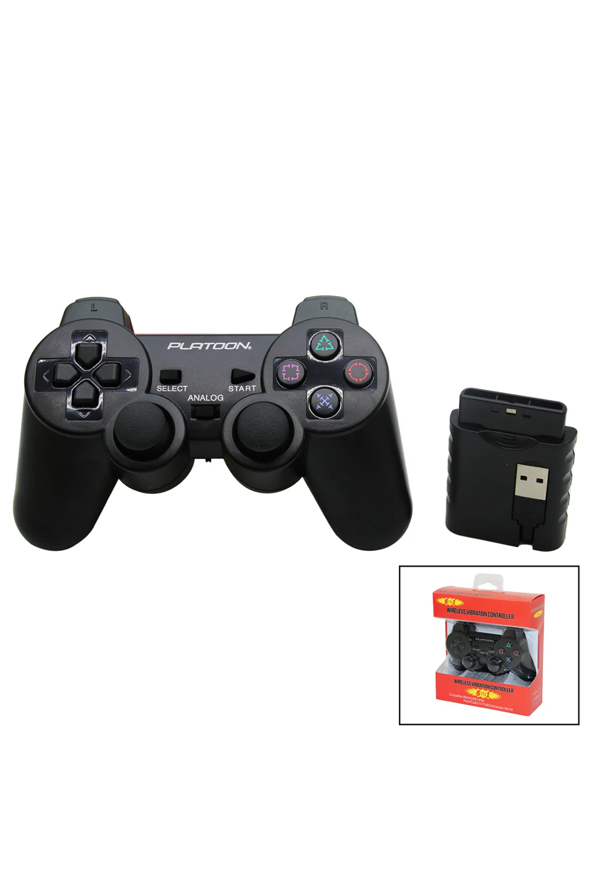 Go İthalat 3IN1 ANALOG OYUN KOLU WIRELESS PC/PS2/PS3 PL-2860 (4832)