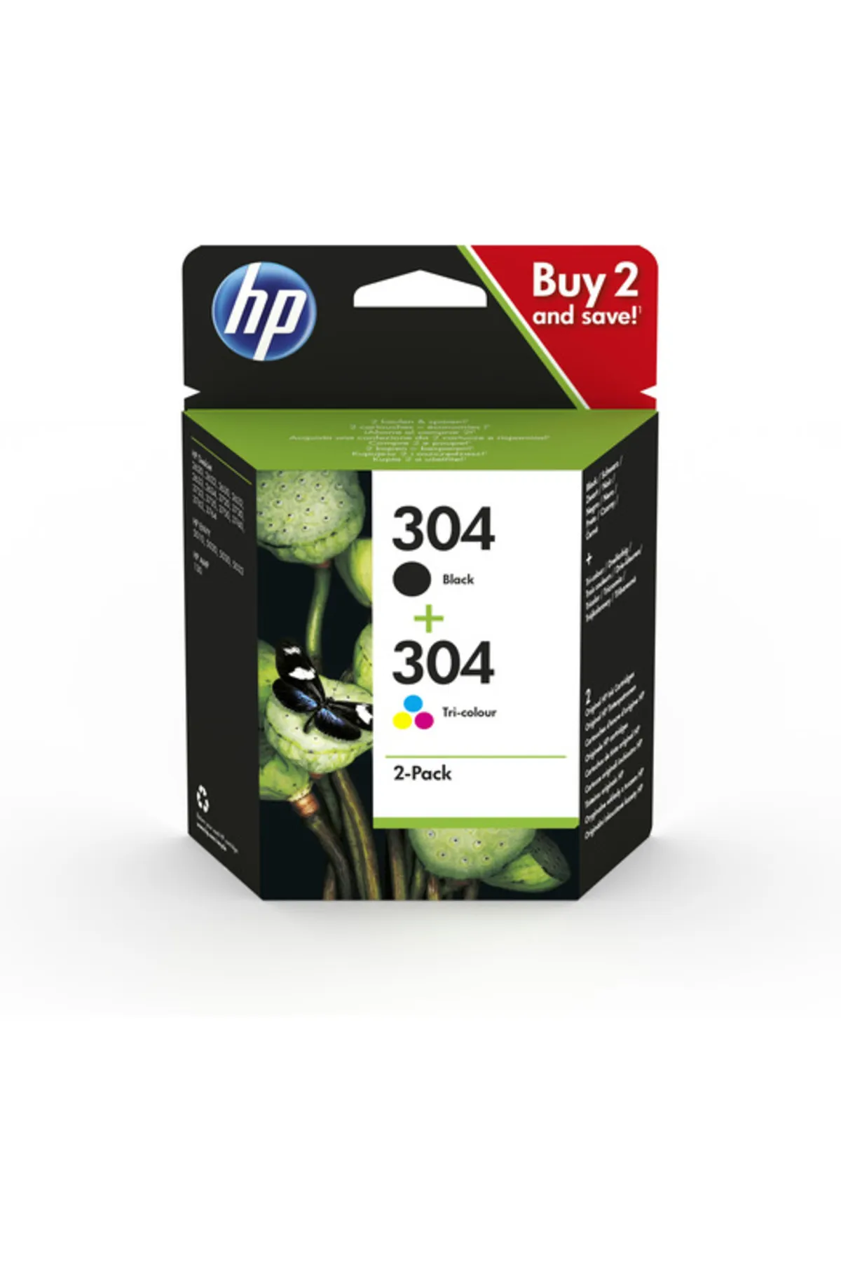 HP 3jb05ae Cmy Bk 2'li Combo Paket Mürekkep Kartuş (304)