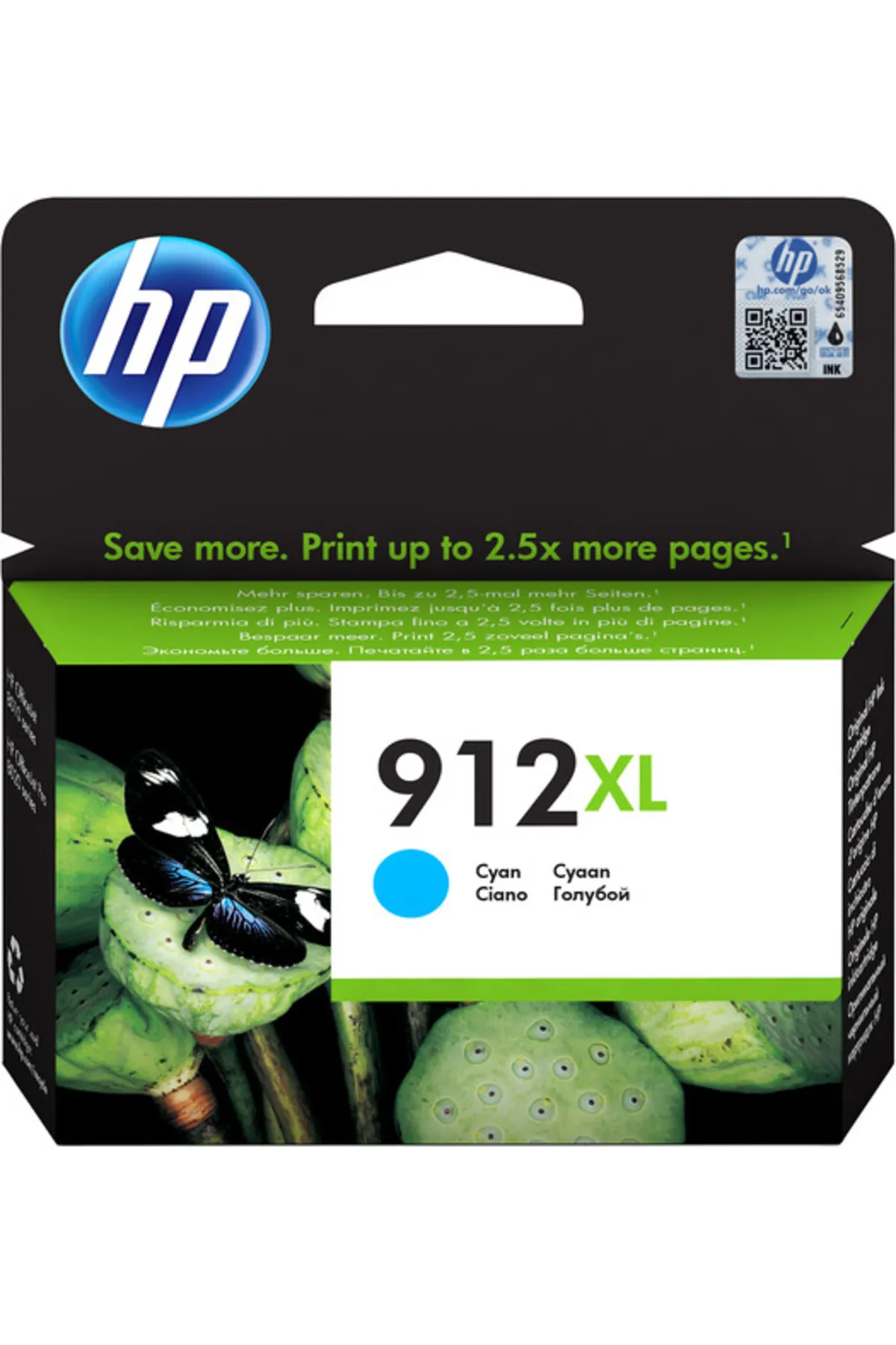 HP 3yl81ae Cyan Mürekkep Kartuş (912XL)