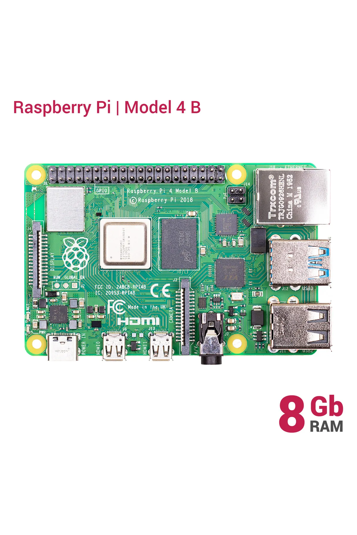 Raspberry Pi 4 - 8gb Ram - Model B